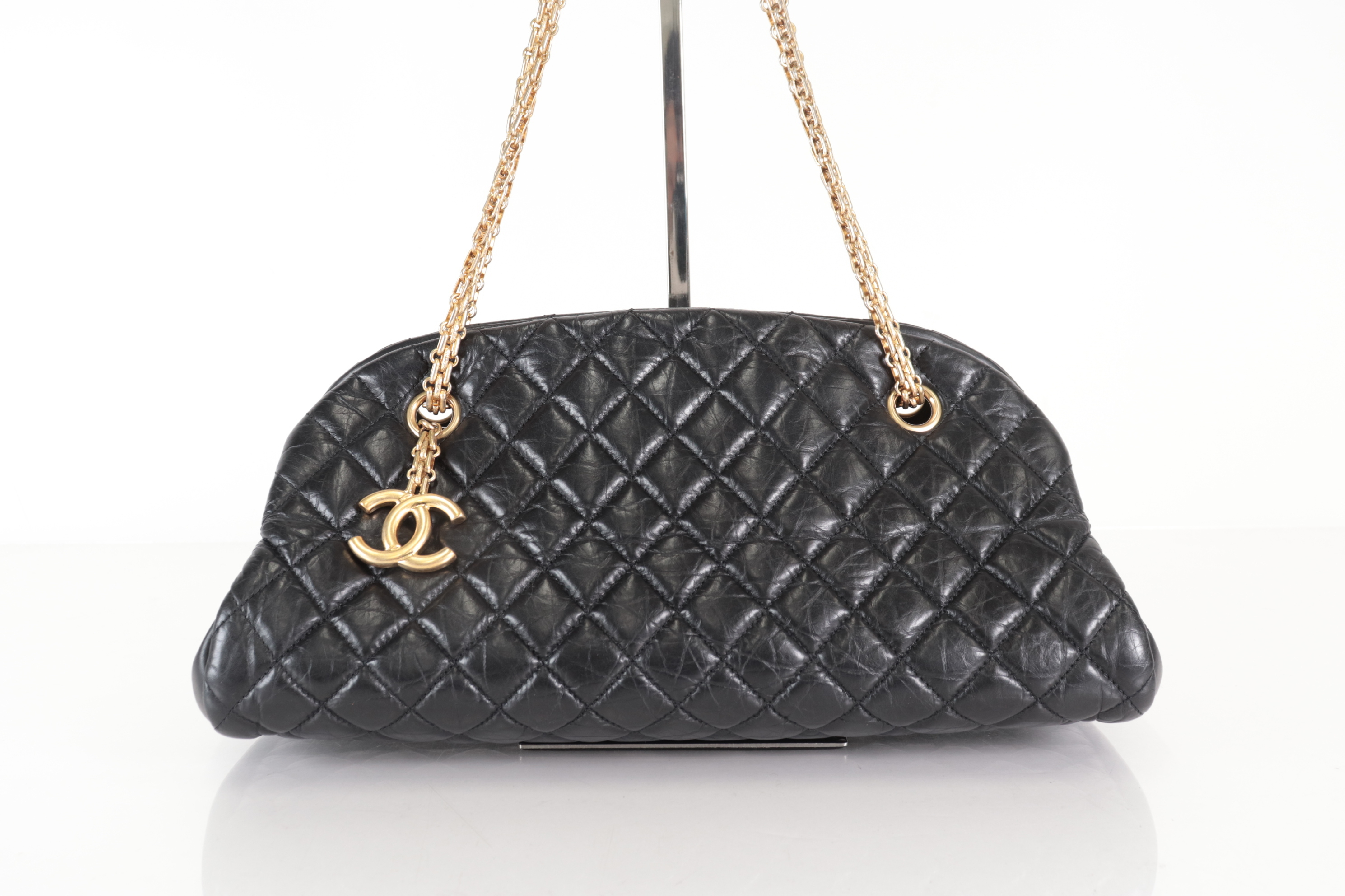 Lambskin Chain Shoulder Bag with Coco Charm (Serial Number 15) — view 2