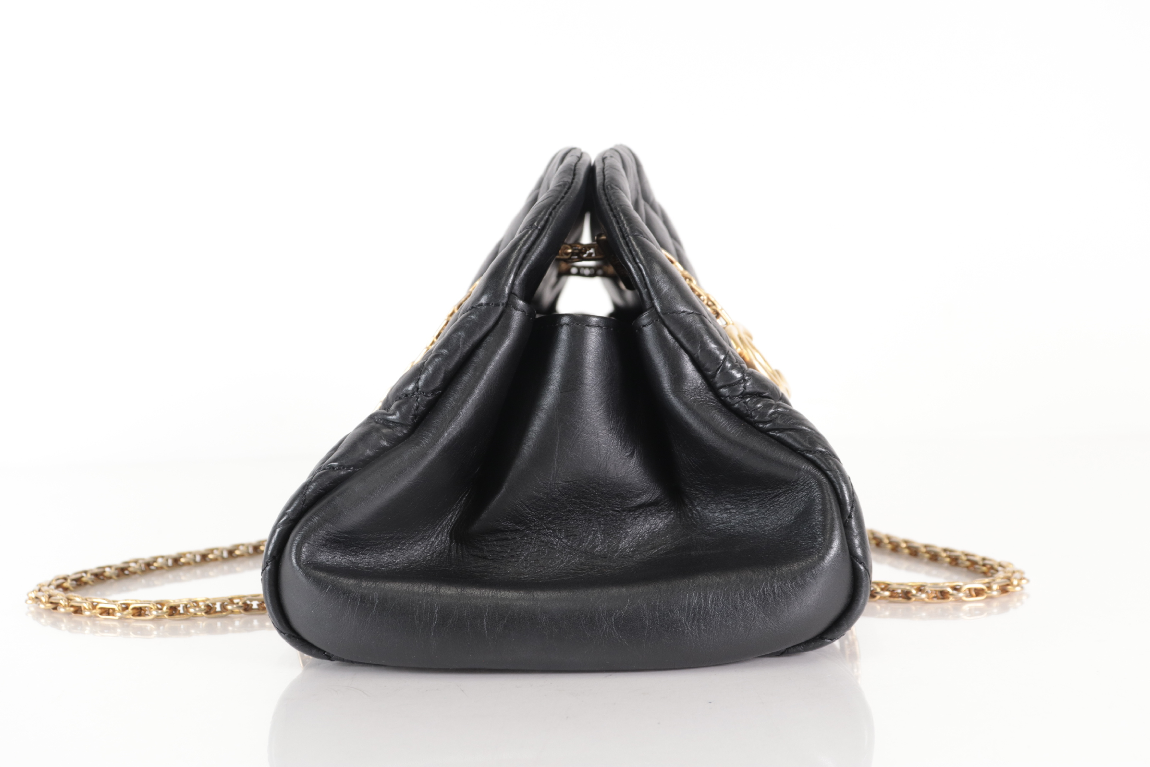 Lambskin Chain Shoulder Bag with Coco Charm (Serial Number 15) — view 4