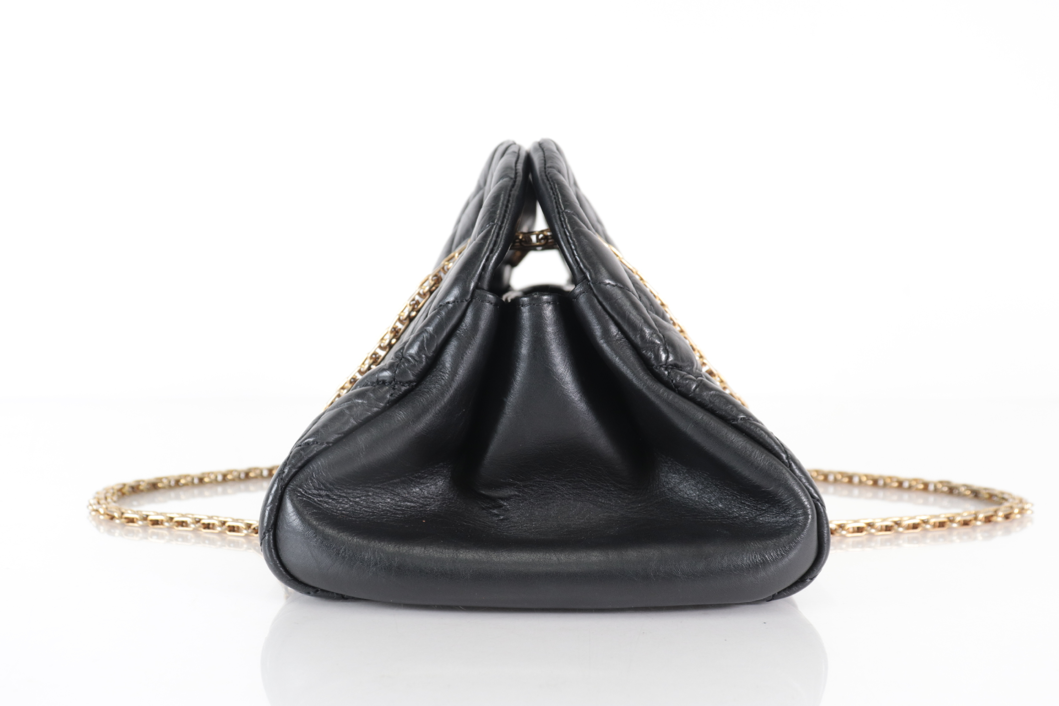 Lambskin Chain Shoulder Bag with Coco Charm (Serial Number 15) — view 5