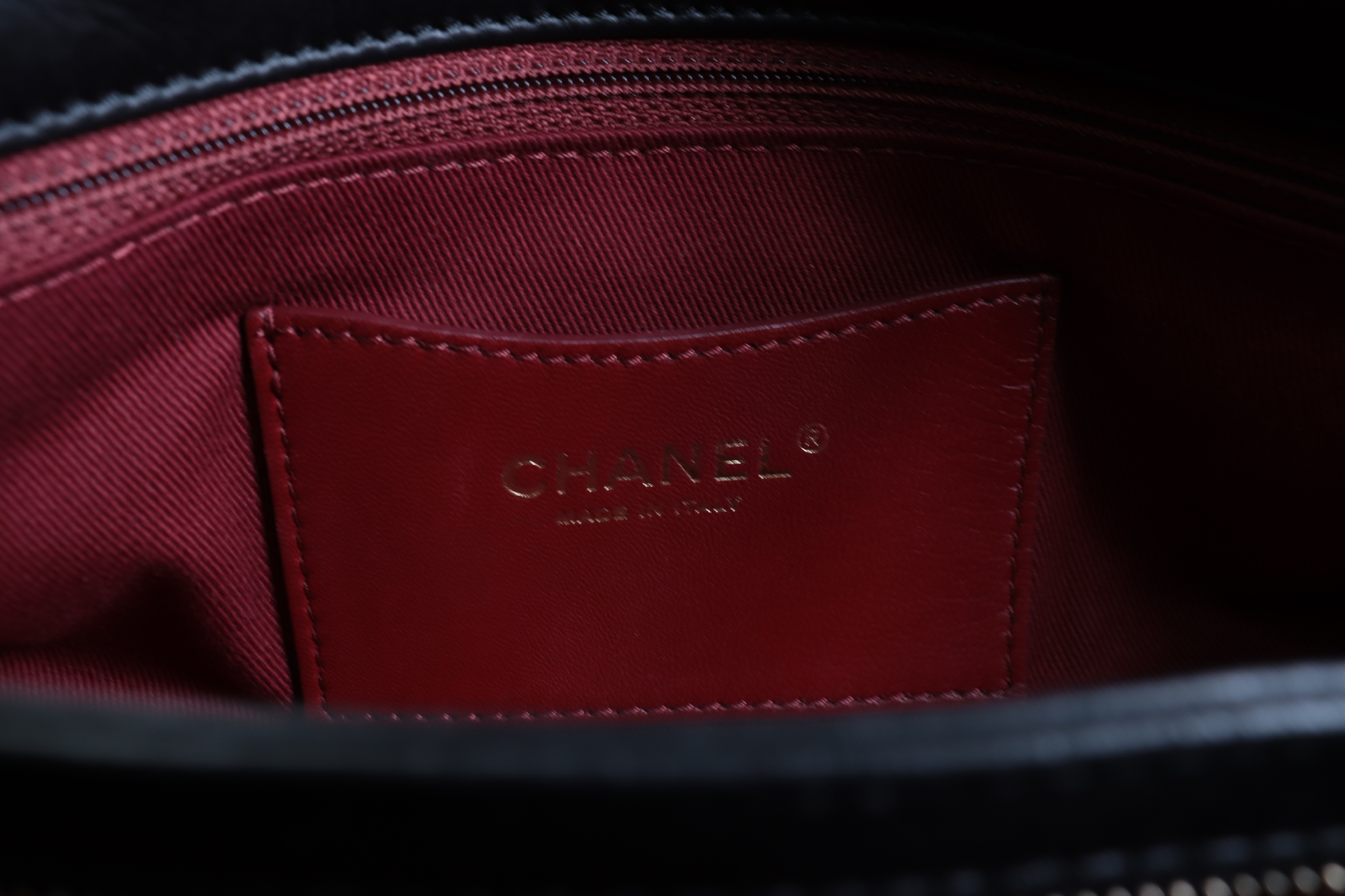 Lambskin Chain Shoulder Bag with Coco Charm (Serial Number 15) — view 8