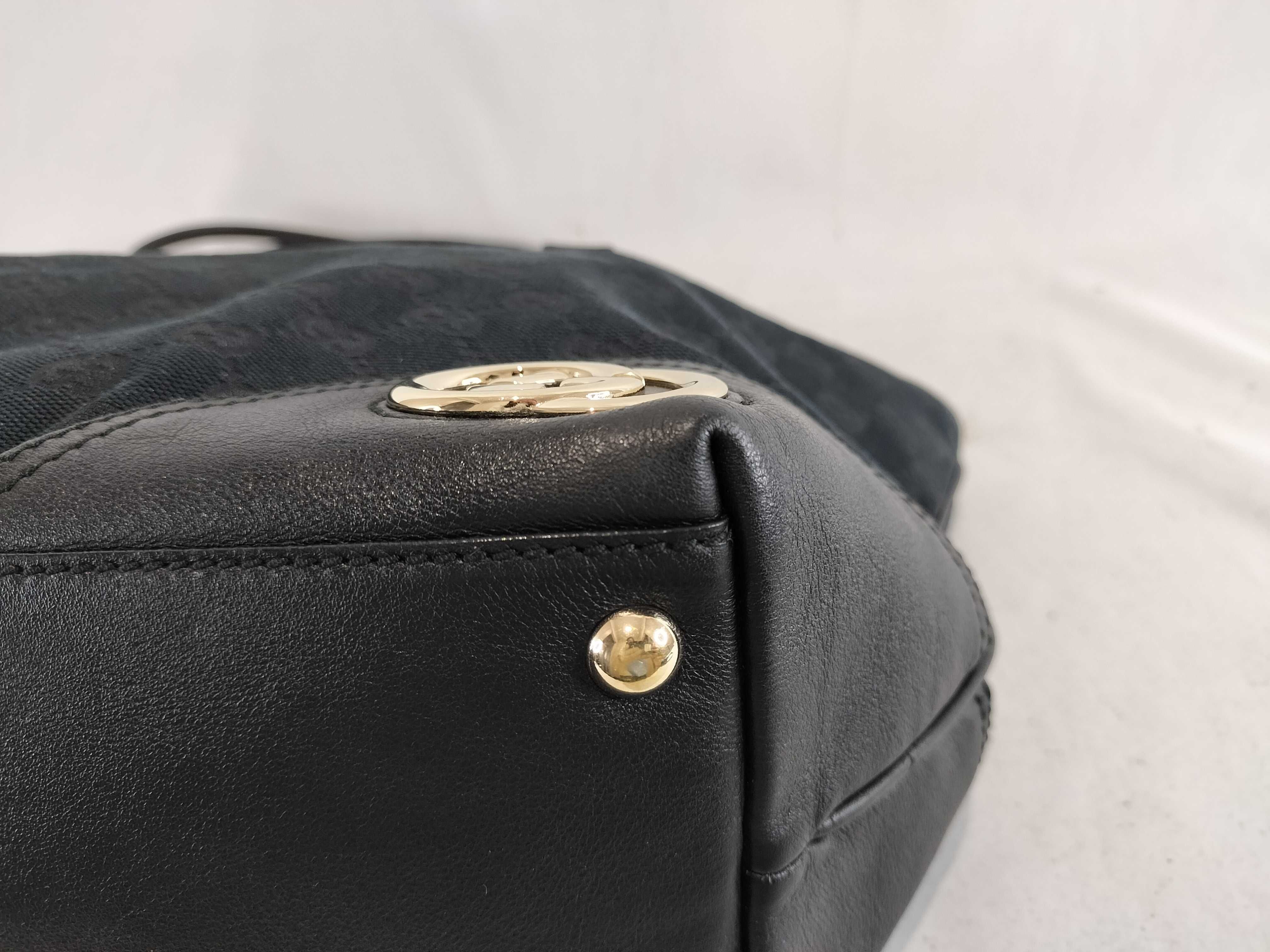 Interlocking GG Supreme Semi-Shoulder Bag Handbag — view 7