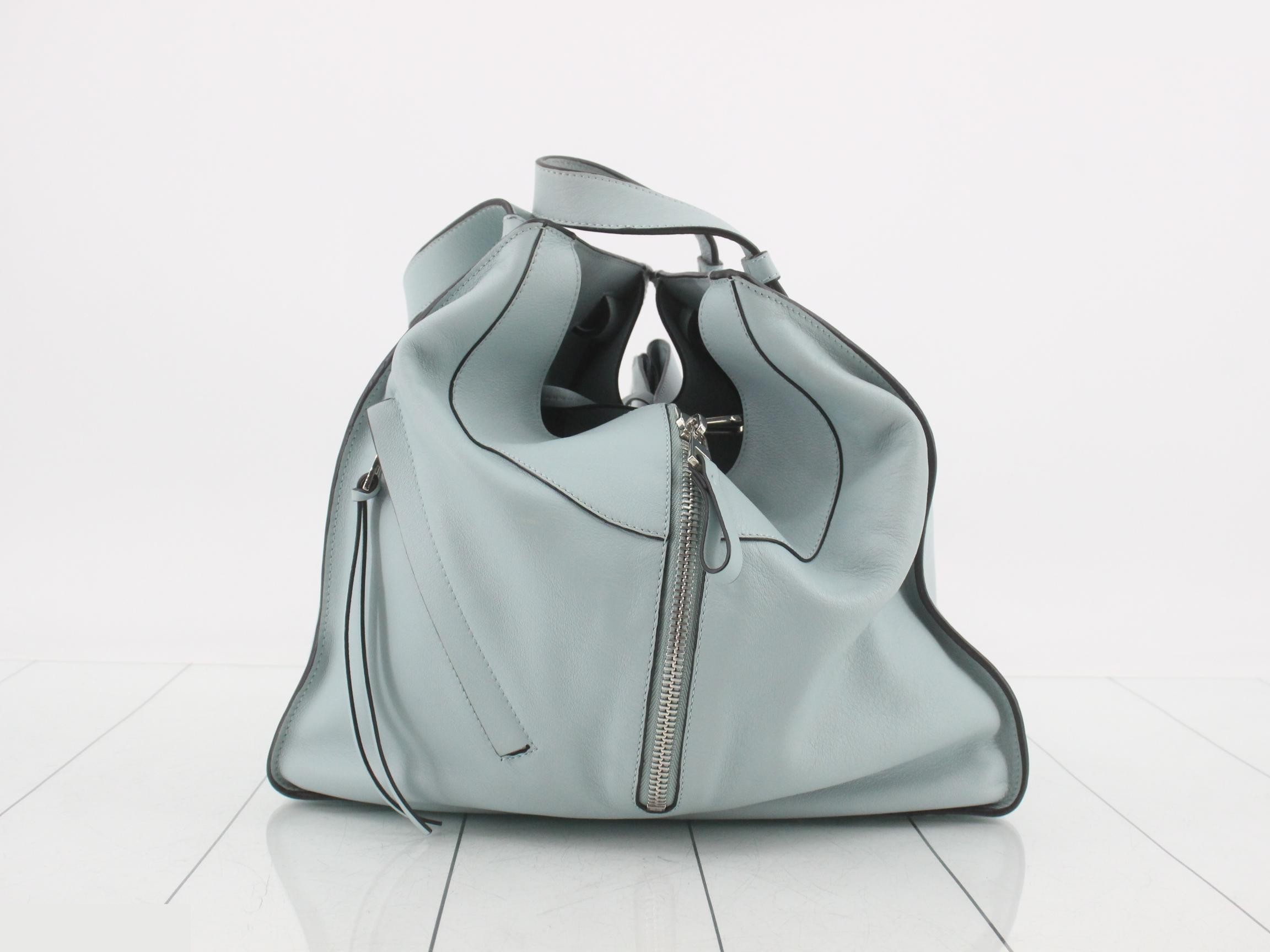 Hammock Leather 6-Way Handbag (Blue) — view 3