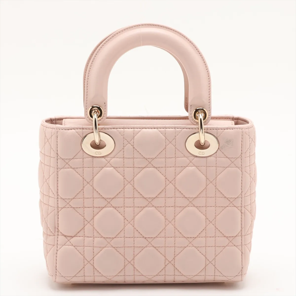 Cannage My Lady Dior Leather 2-Way Handbag Pink — view 2