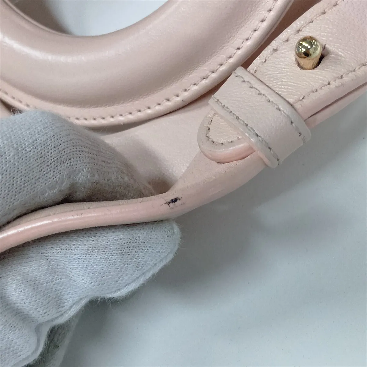 Cannage My Lady Dior Leather 2-Way Handbag Pink — view 11