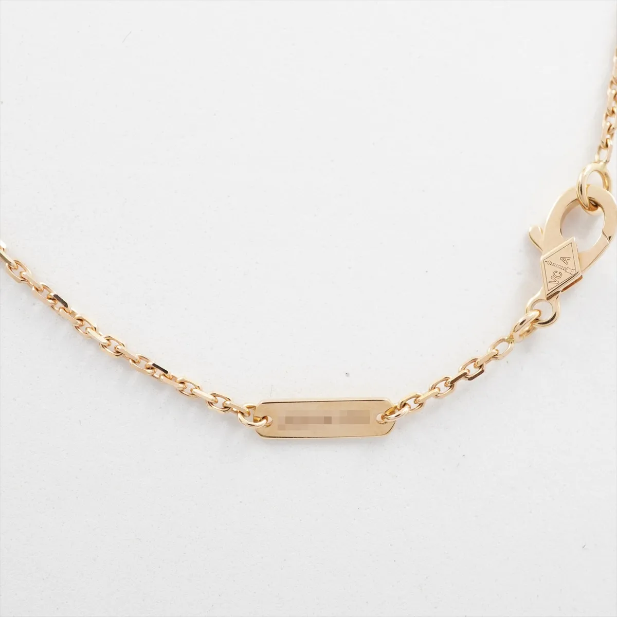 Vintage Alhambra Obsidian Diamond Necklace, 750 (PG), 6.4g, JD61472, — view 8