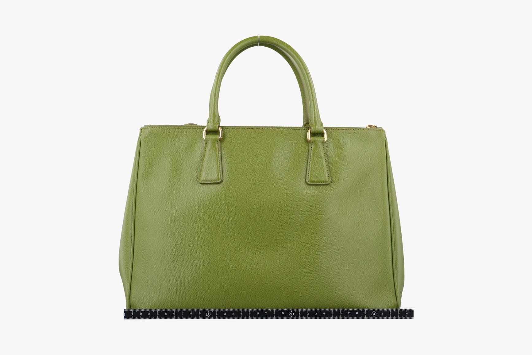 Galleria Saffiano Leather Green — view 2
