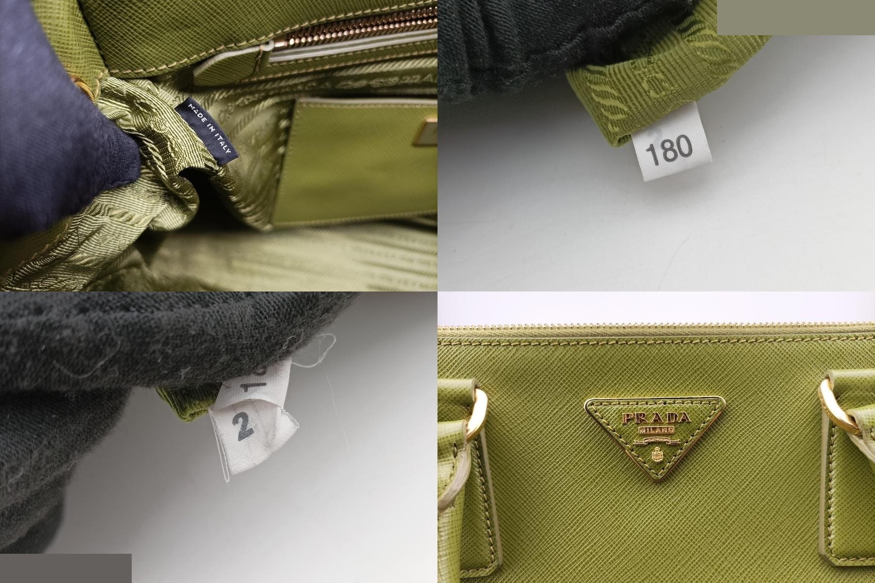 Galleria Saffiano Leather Green — view 8
