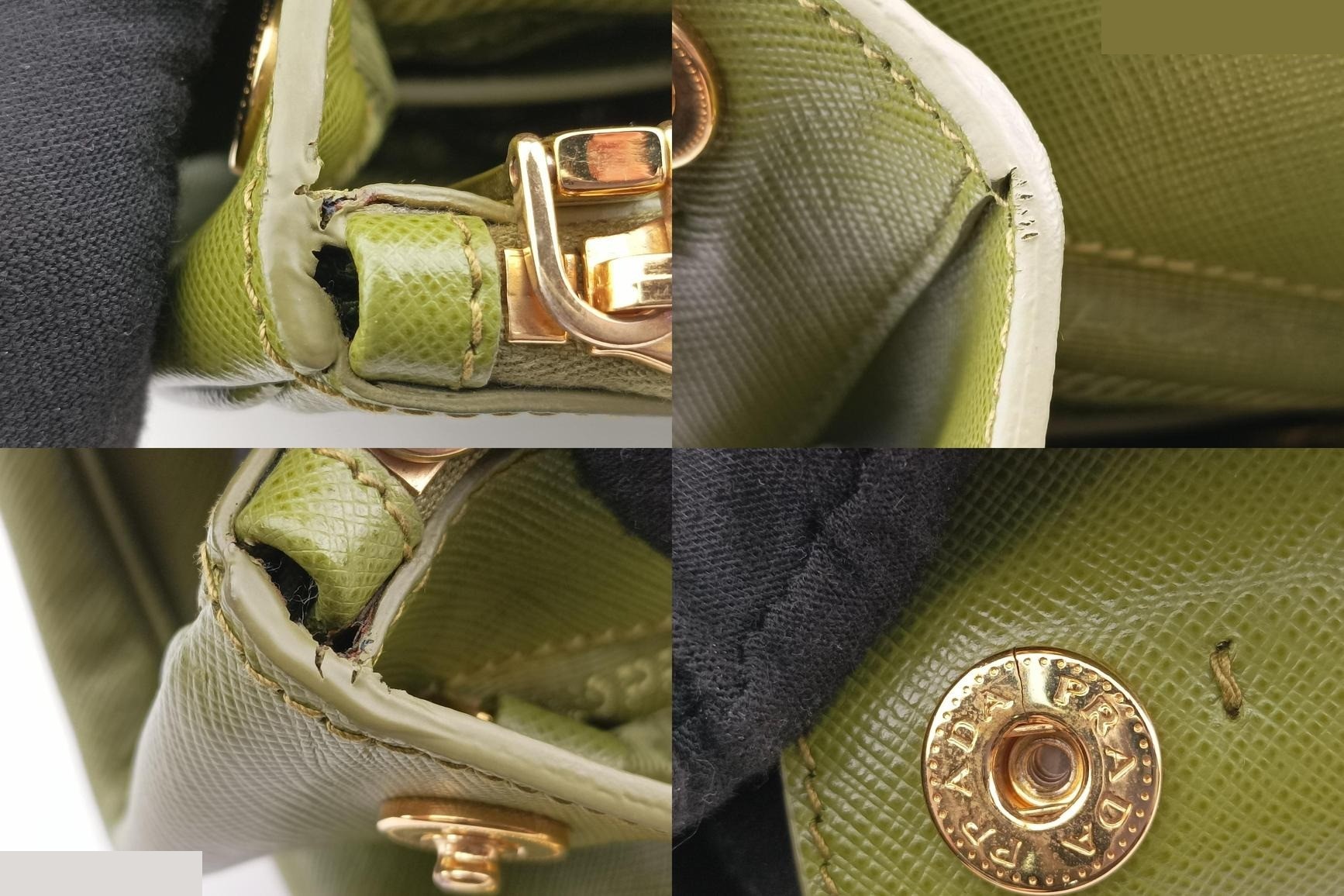 Galleria Saffiano Leather Green — view 9