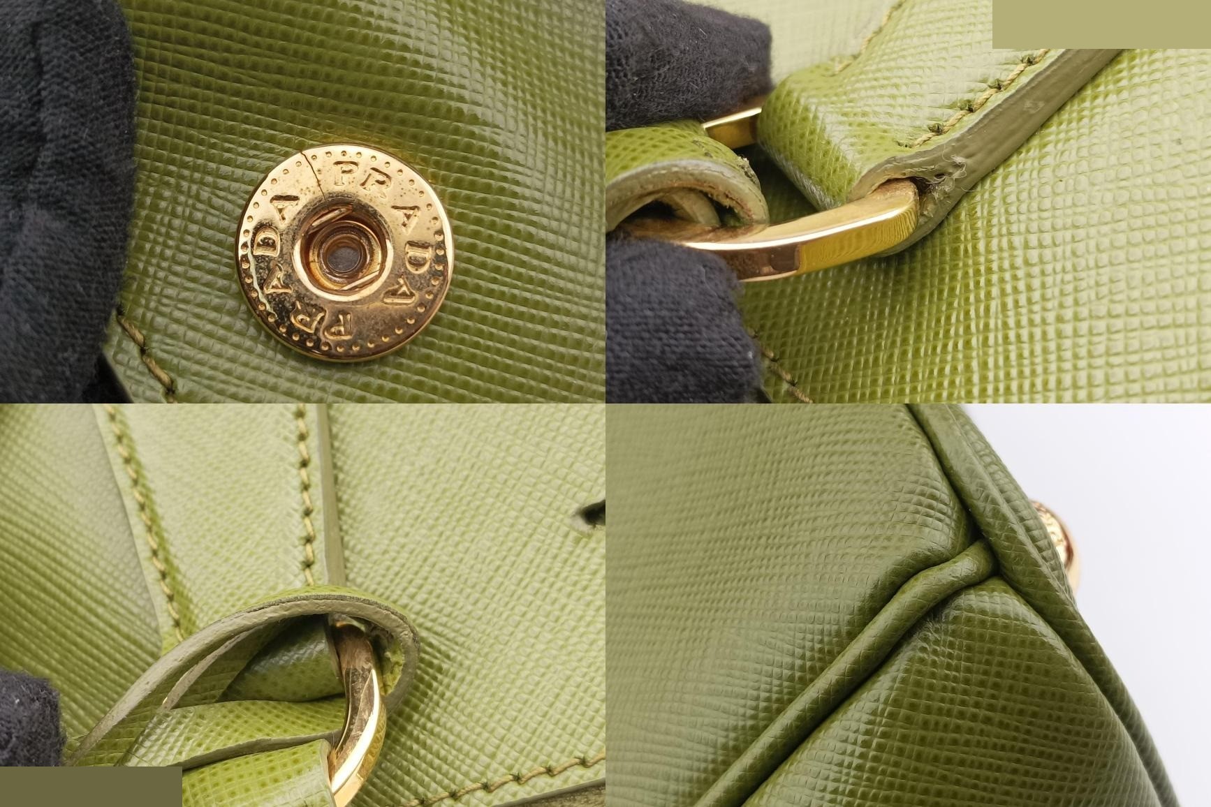 Galleria Saffiano Leather Green — view 10