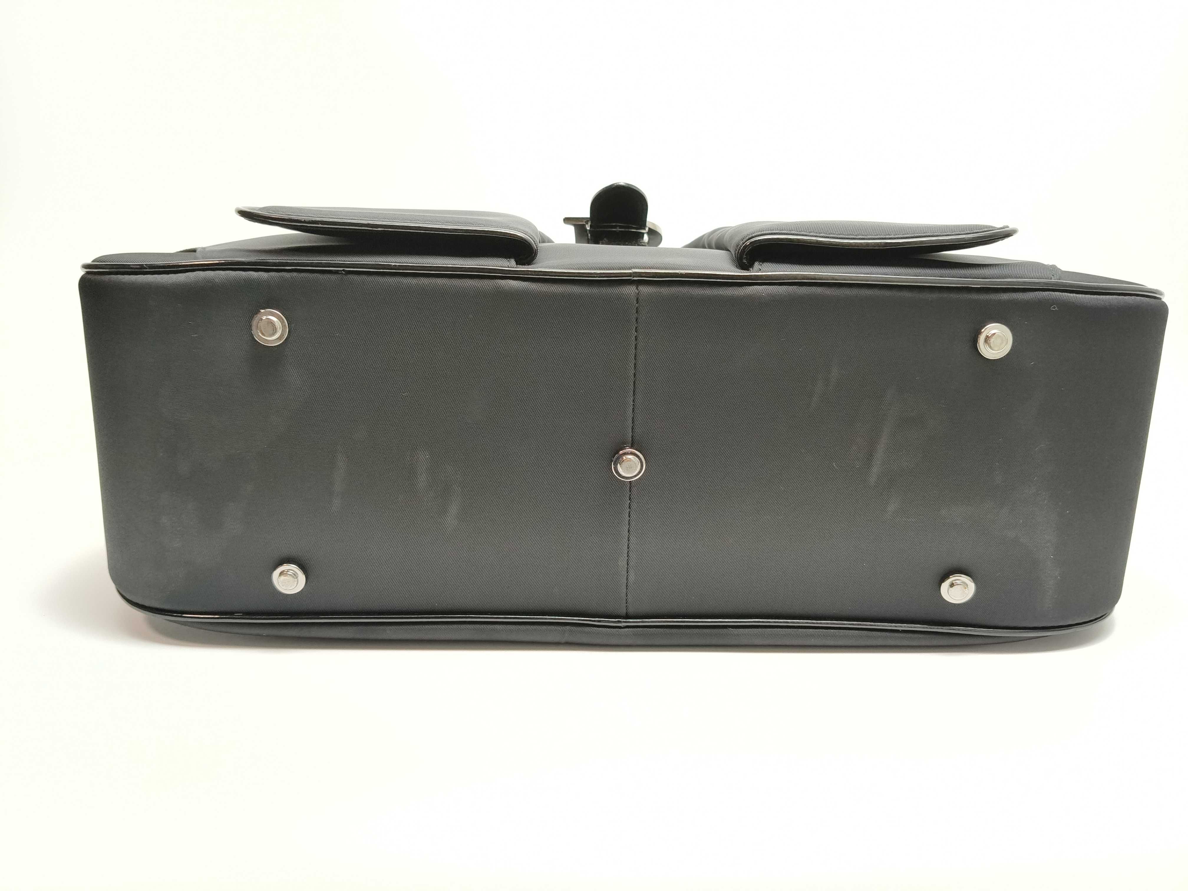 Double Saddle Canvas Handbag — view 8