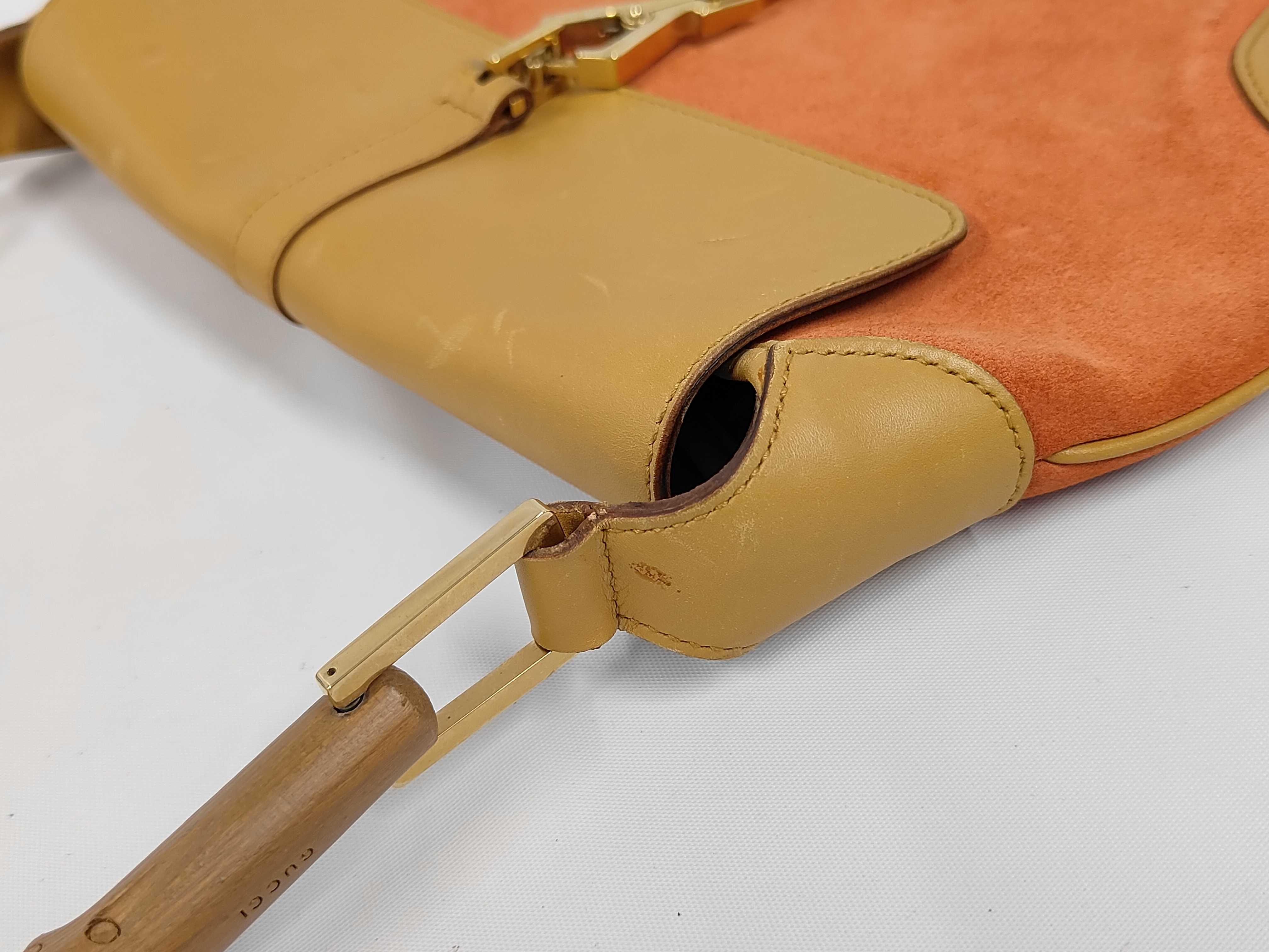 Jackie/Bamboo/Suede/1705 Handbag — view 6