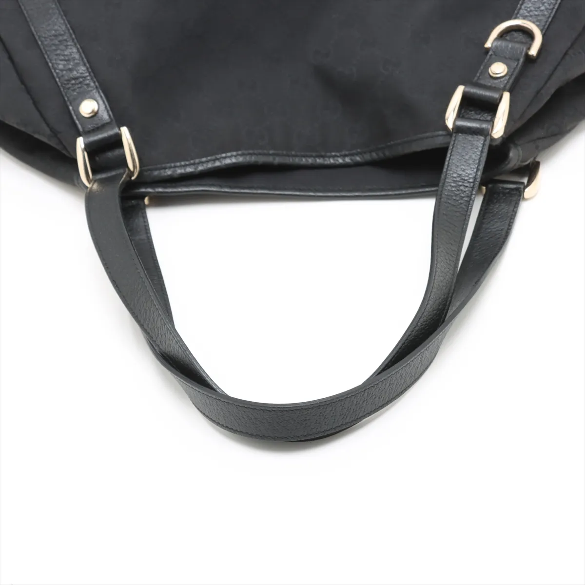 GG Canvas Abby Canvas x Leather Tote Bag Black 130736 — view 5