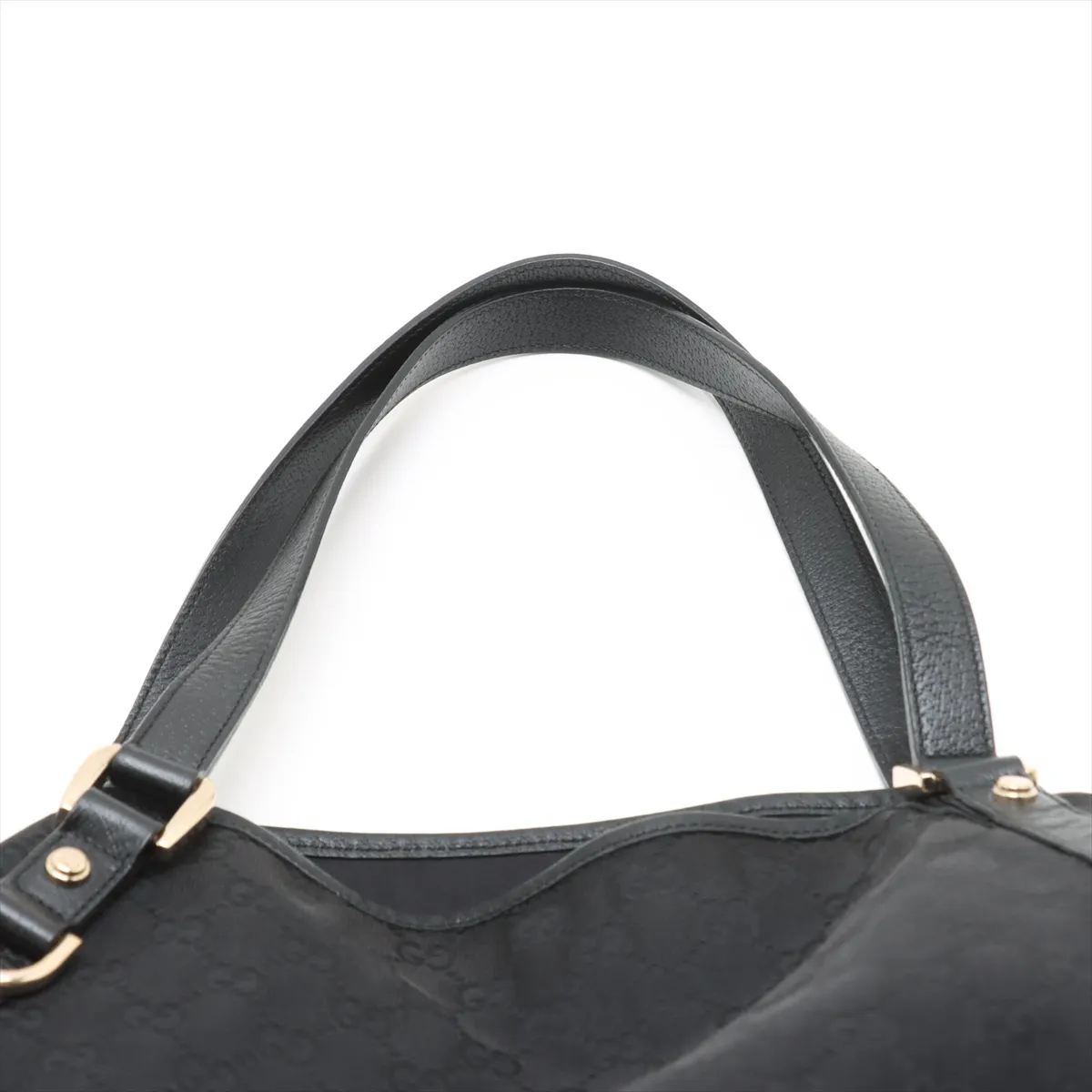 GG Canvas Abby Canvas x Leather Tote Bag Black 130736 — view 6