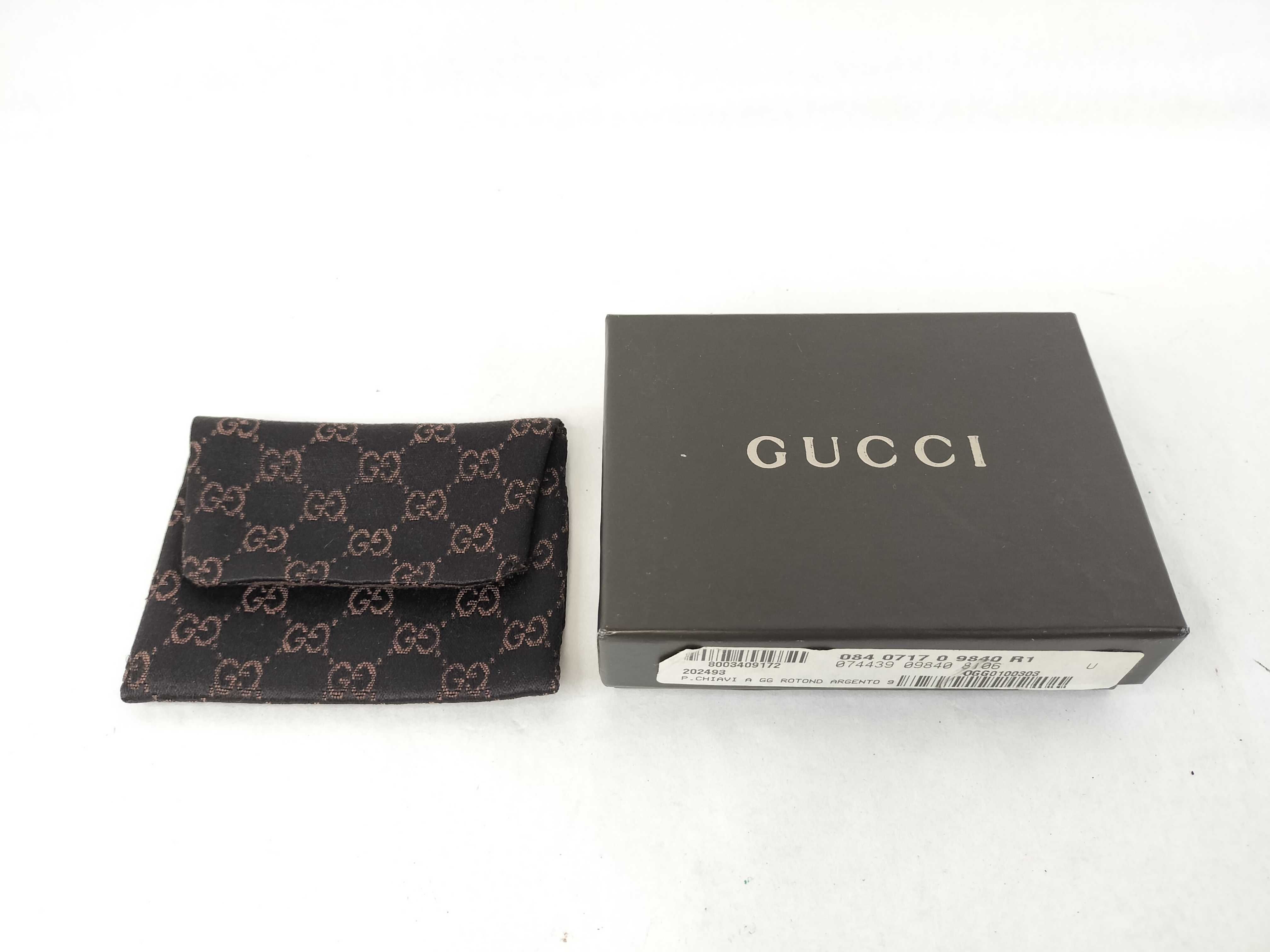 GG logo silver key ring, SV925, 29.7g, includes box and dust bag, key case/key holder. — view 8