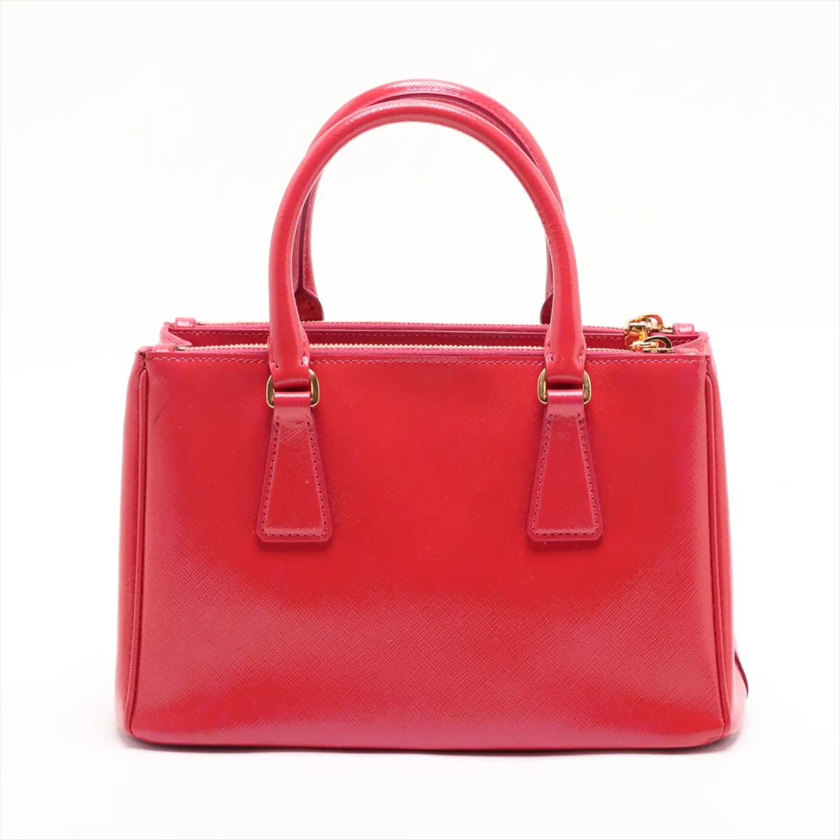 Saffiano Lux Galleria BN2316 Leather 2-Way Handbag Pink — view 2