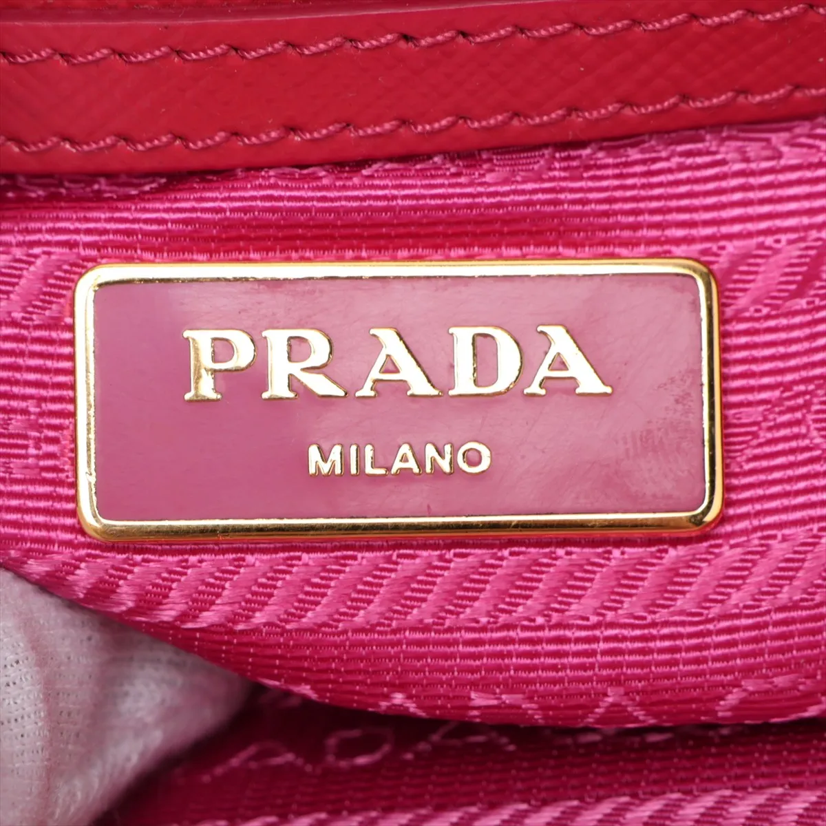 Saffiano Lux Galleria BN2316 Leather 2-Way Handbag Pink — view 13