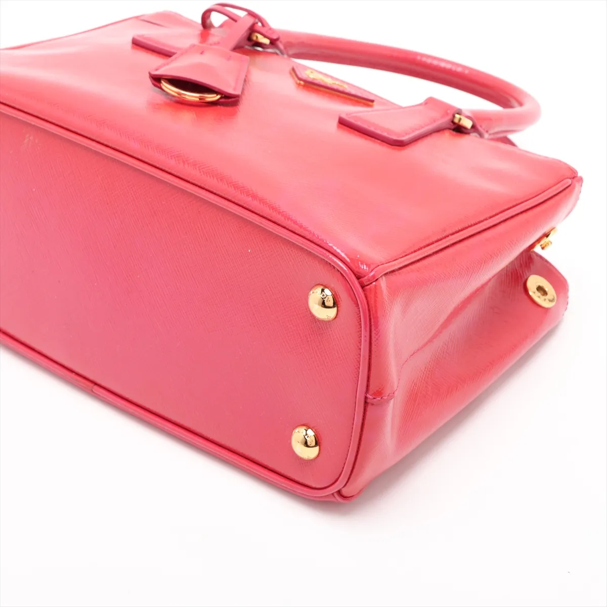 Saffiano Lux Galleria BN2316 Leather 2-Way Handbag Pink — view 3