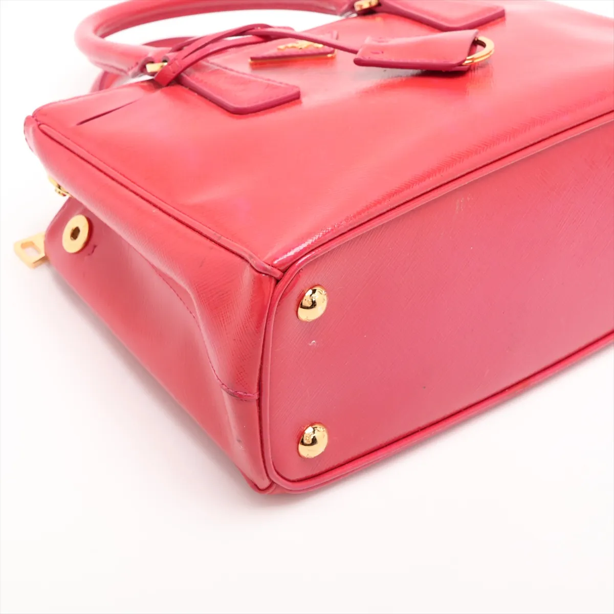 Saffiano Lux Galleria BN2316 Leather 2-Way Handbag Pink — view 4