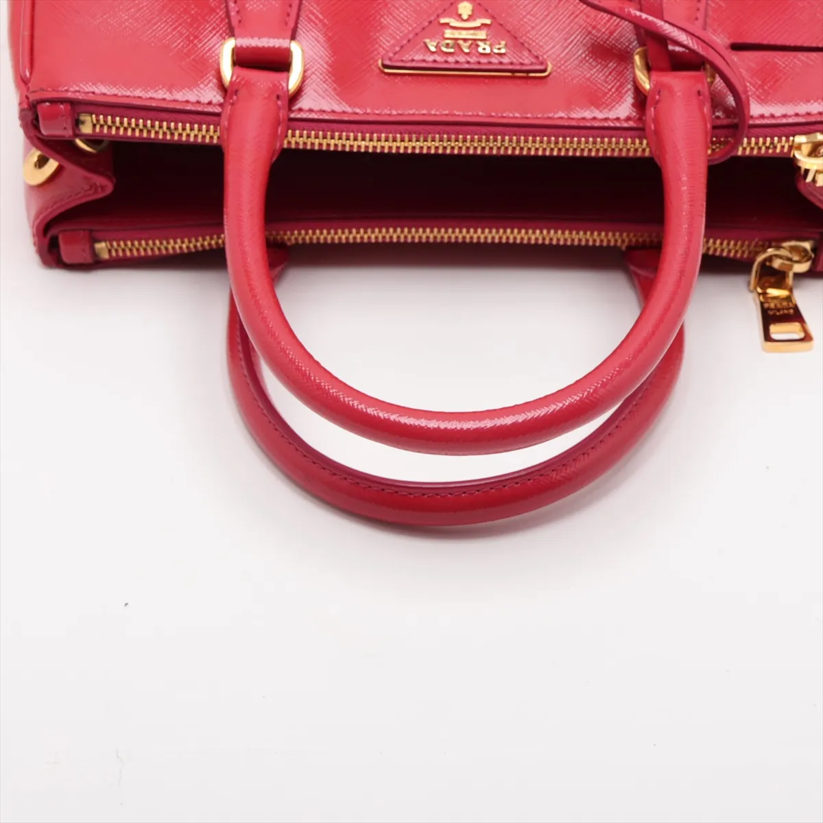Saffiano Lux Galleria BN2316 Leather 2-Way Handbag Pink — view 5