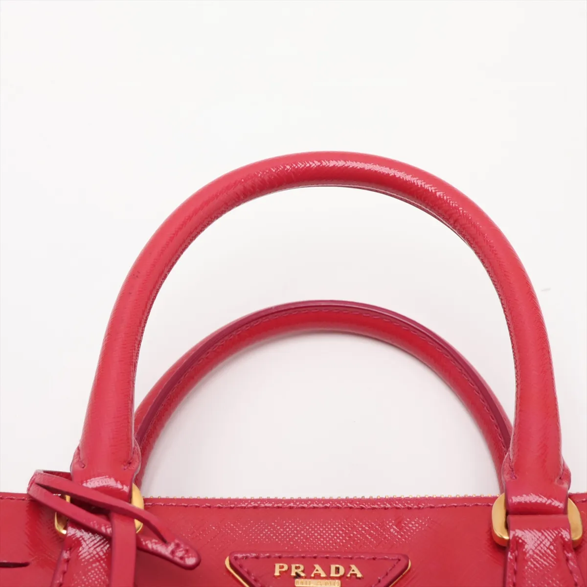 Saffiano Lux Galleria BN2316 Leather 2-Way Handbag Pink — view 6