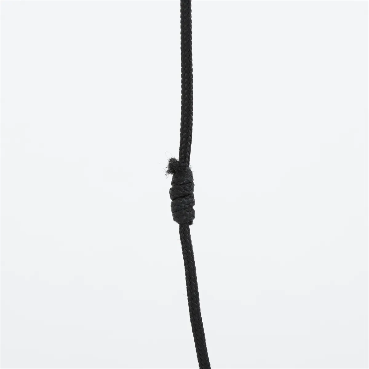 necklace 925 x fabric 46.1g black x silver — view 3