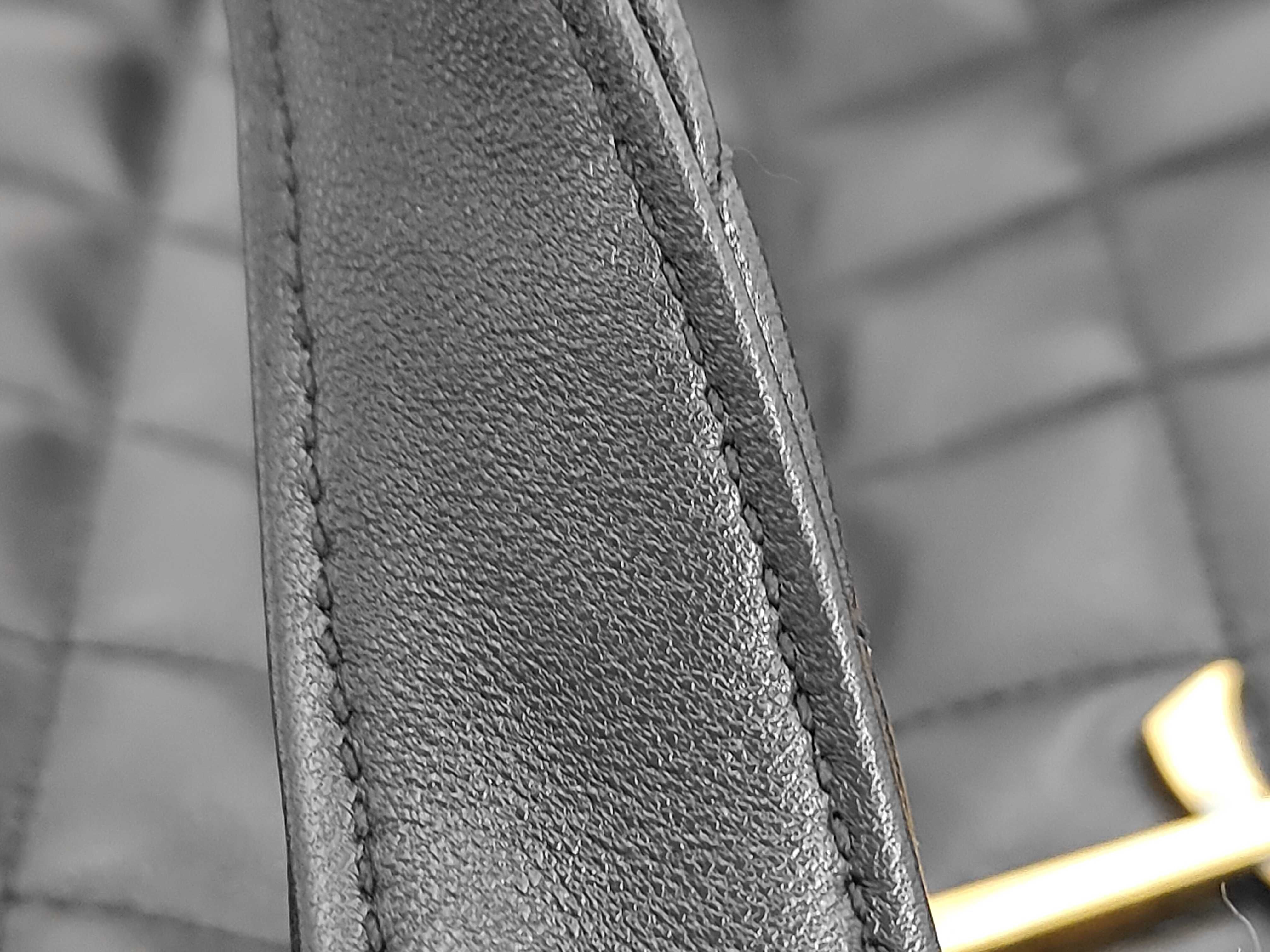 Black Quilted Medium Parent-Child Tote Bag — view 7