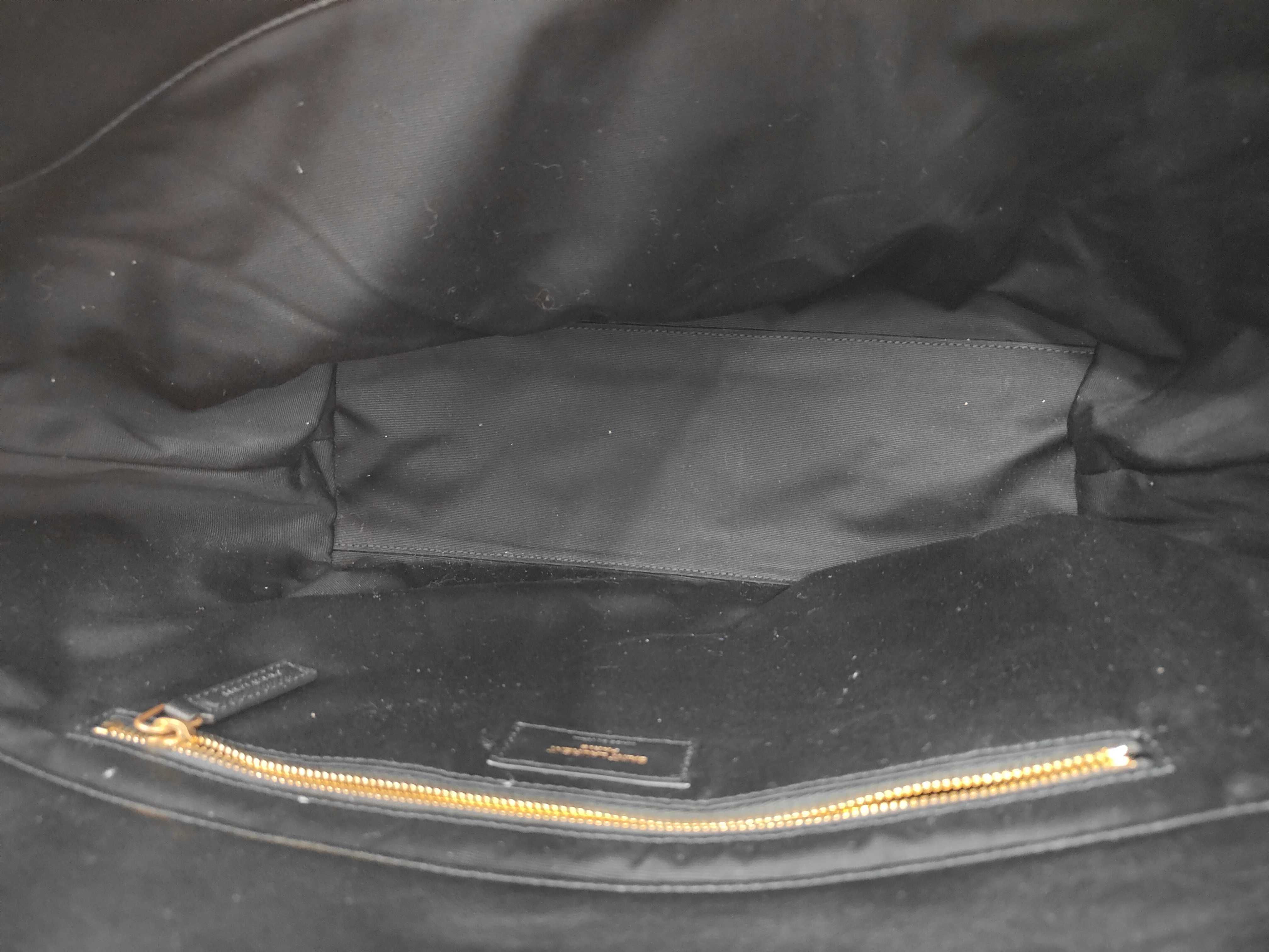 Black Quilted Medium Parent-Child Tote Bag — view 8