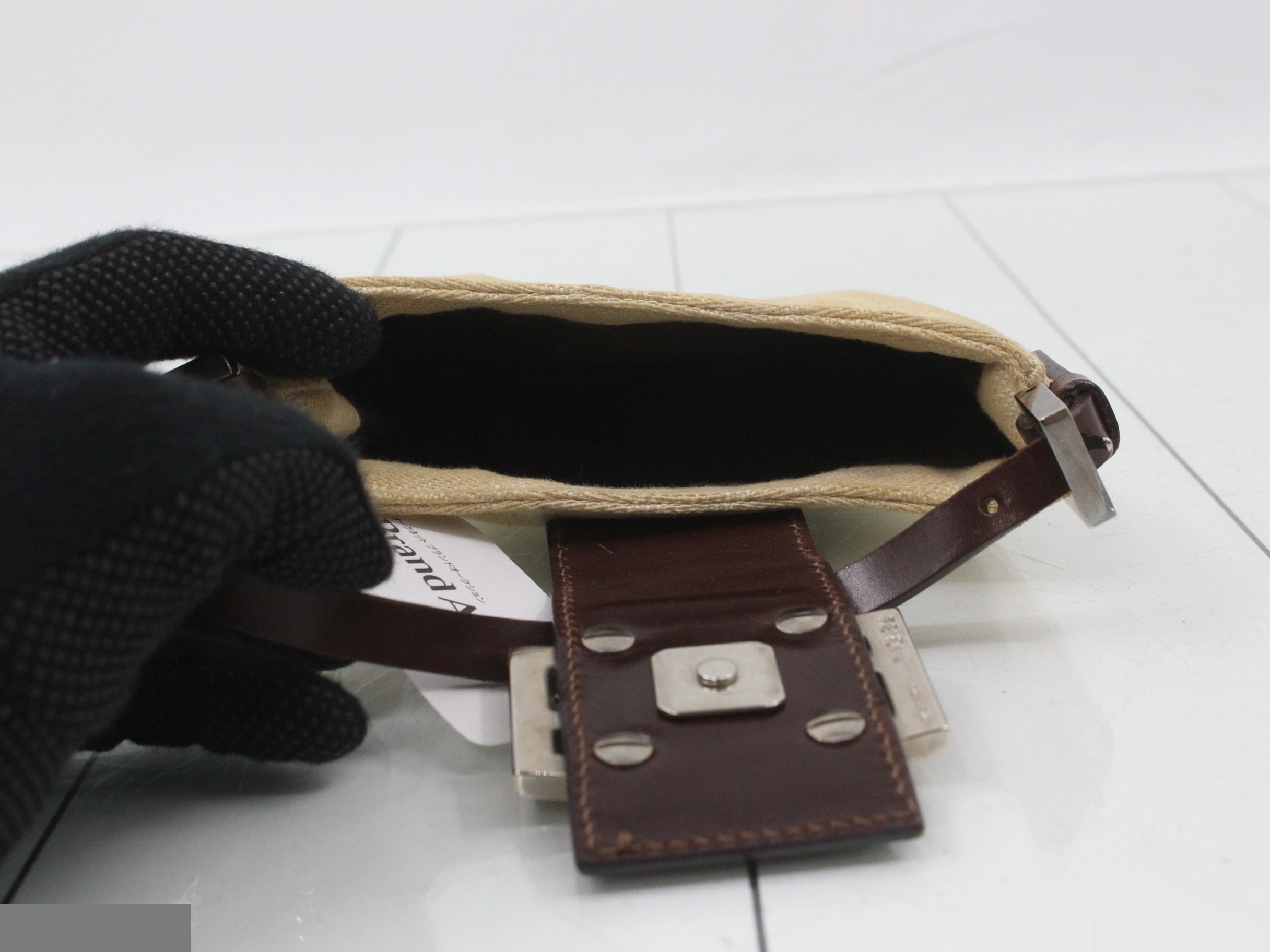 ZUCCA Mamma Baguette Mini Croissant Handbag — view 4