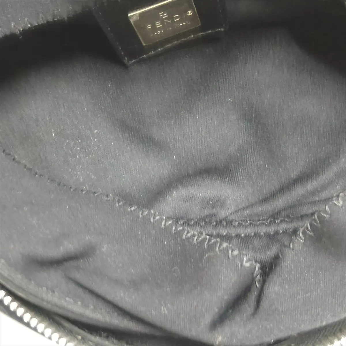 Mamma Bucket 26727 Cotton Jersey x Leather Shoulder Bag, Black — view 15