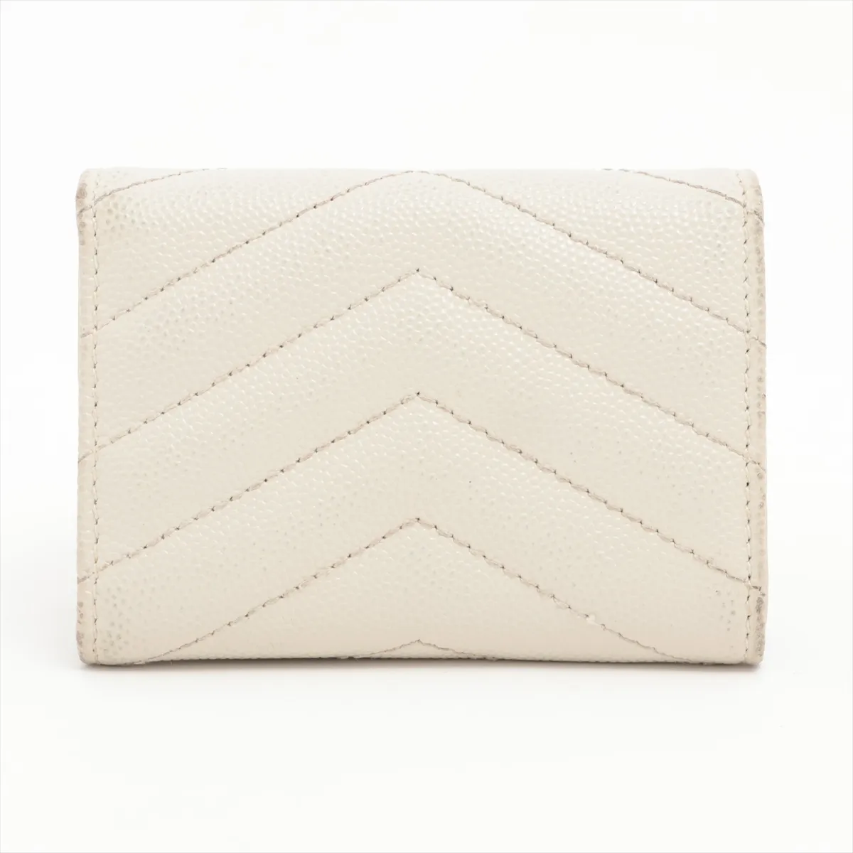 Cassandra La Trasse Multifold Wallet TGN505118 Leather Compact Wallet White — view 2