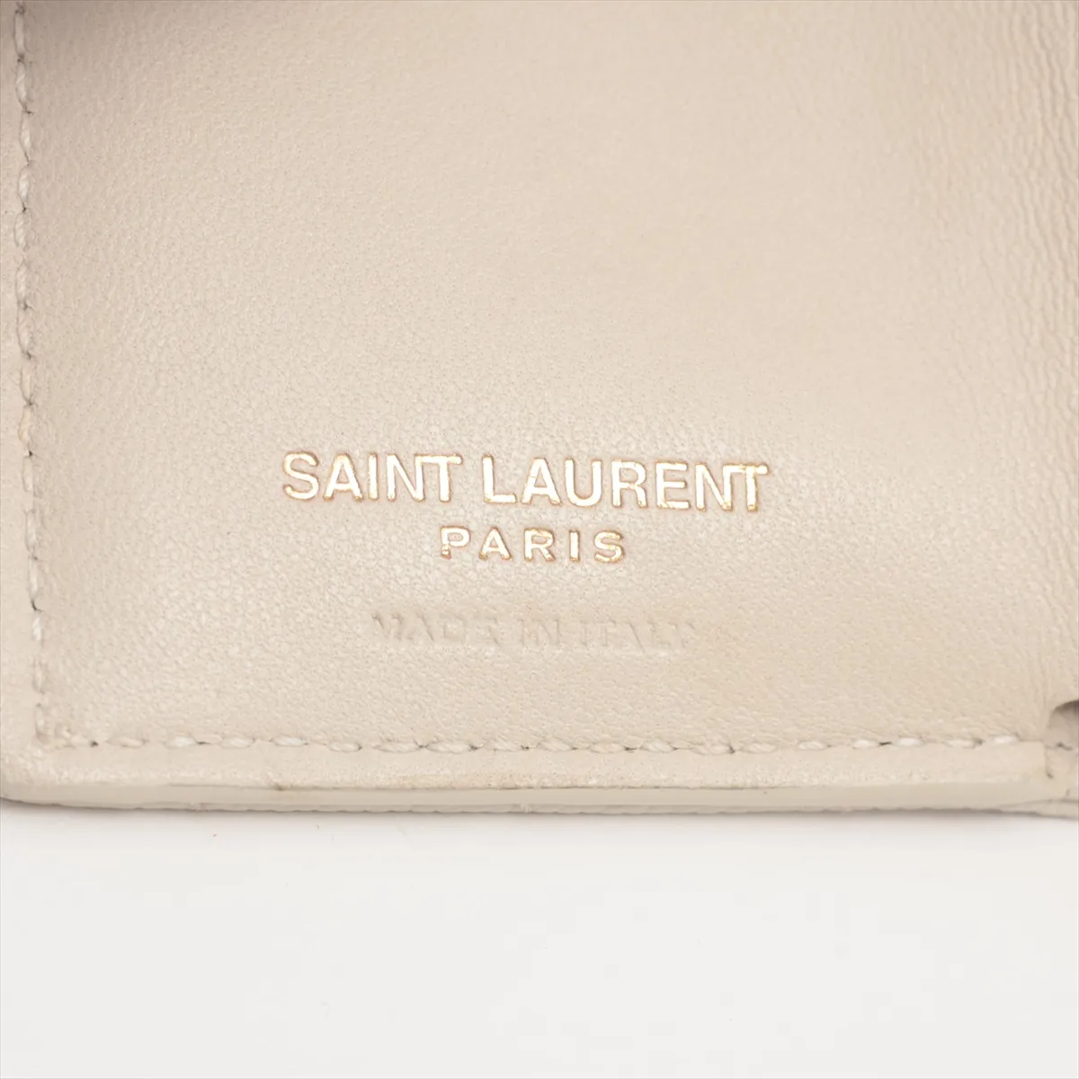 Cassandra La Trasse Multifold Wallet TGN505118 Leather Compact Wallet White — view 8