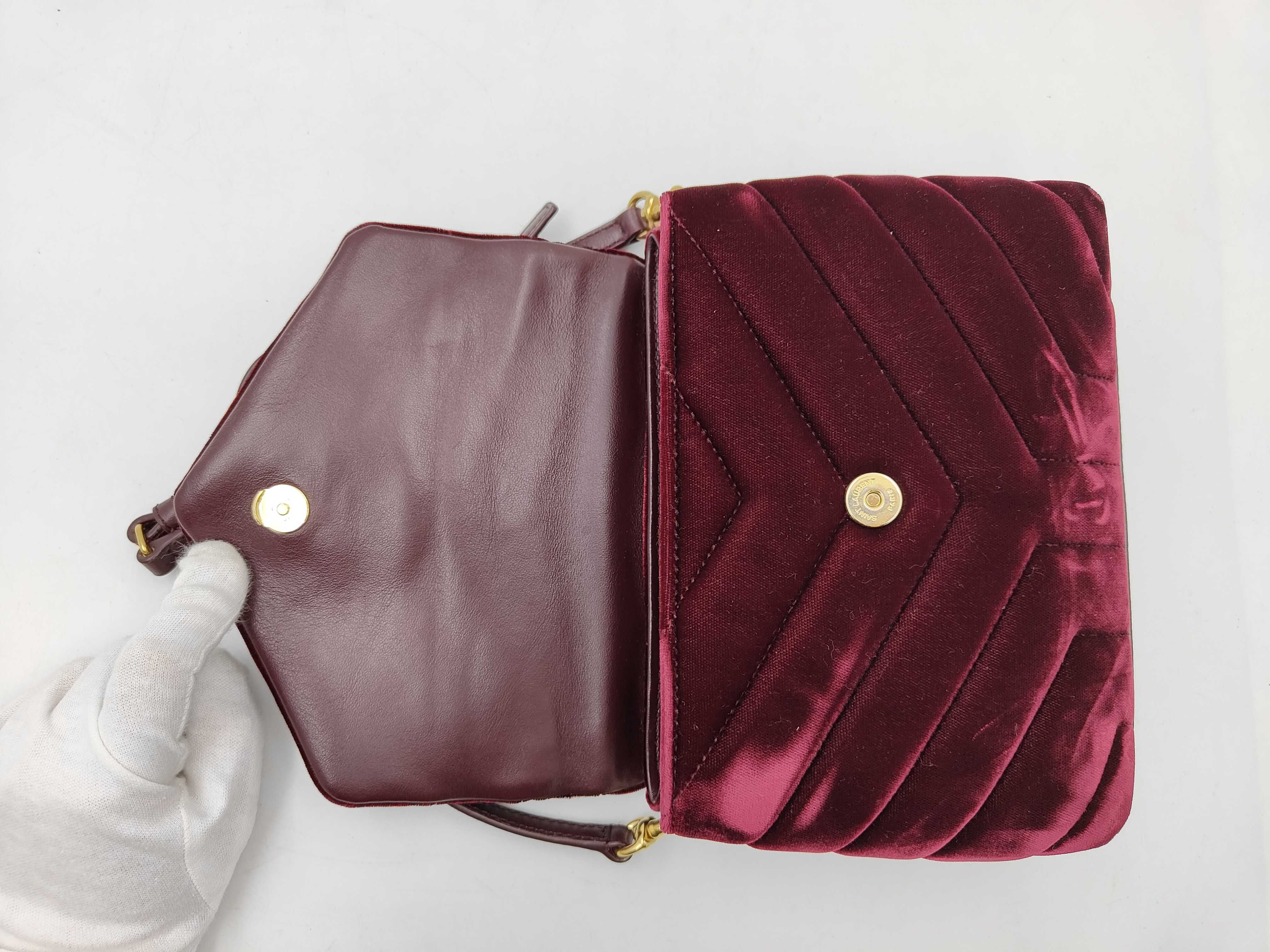 Loulou Bordeaux Shoulder Bag — view 9