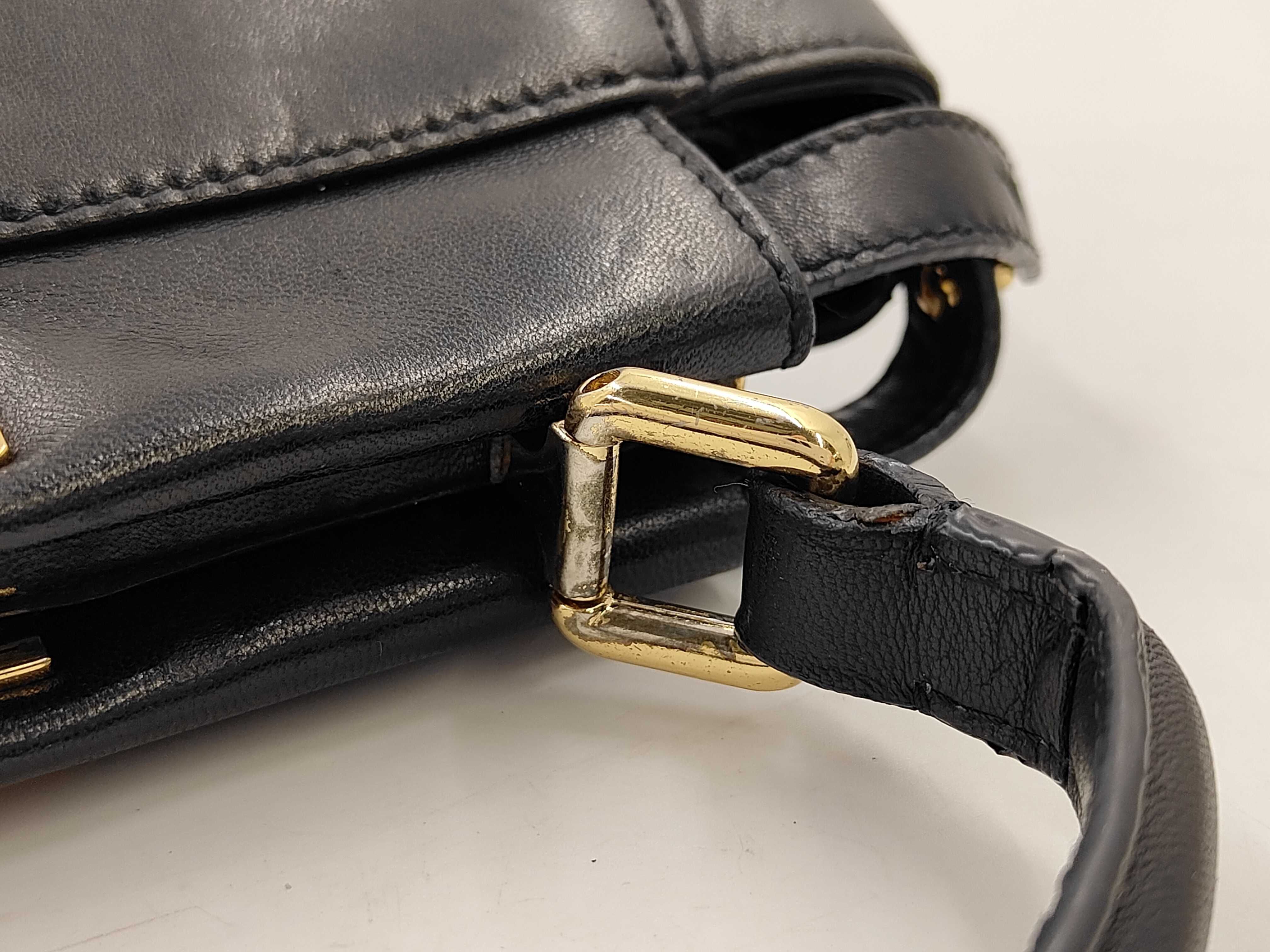 Peekaboo Mini Handbag, Leather, Black Handbag — view 5