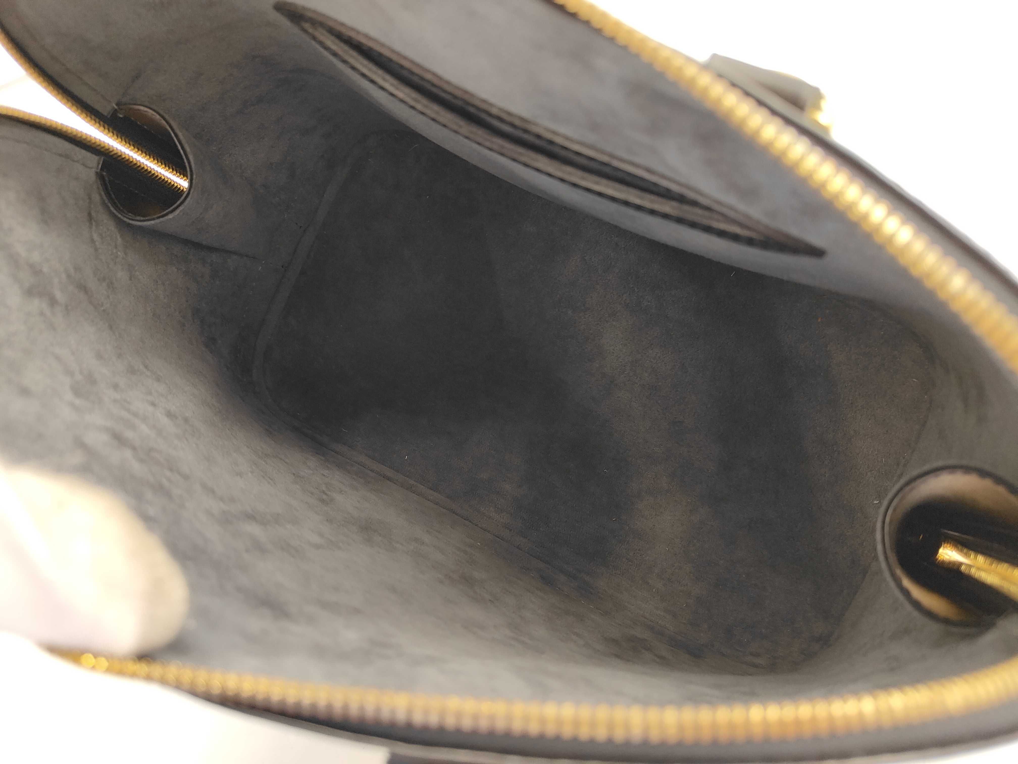 Epi Leather Alma Black Handbag — view 9