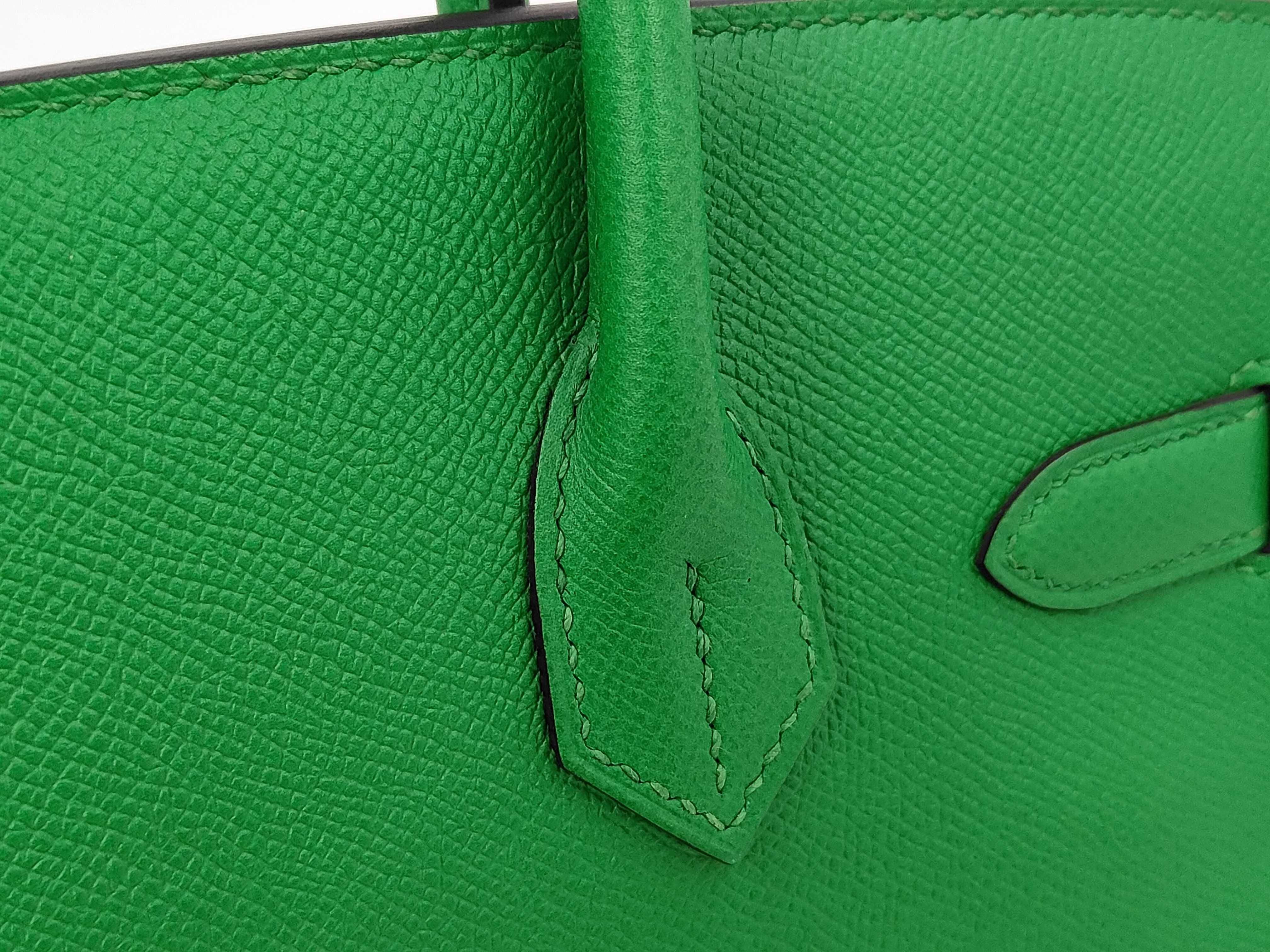 Birkin 30 P stamp, clochette key, handbag — view 5