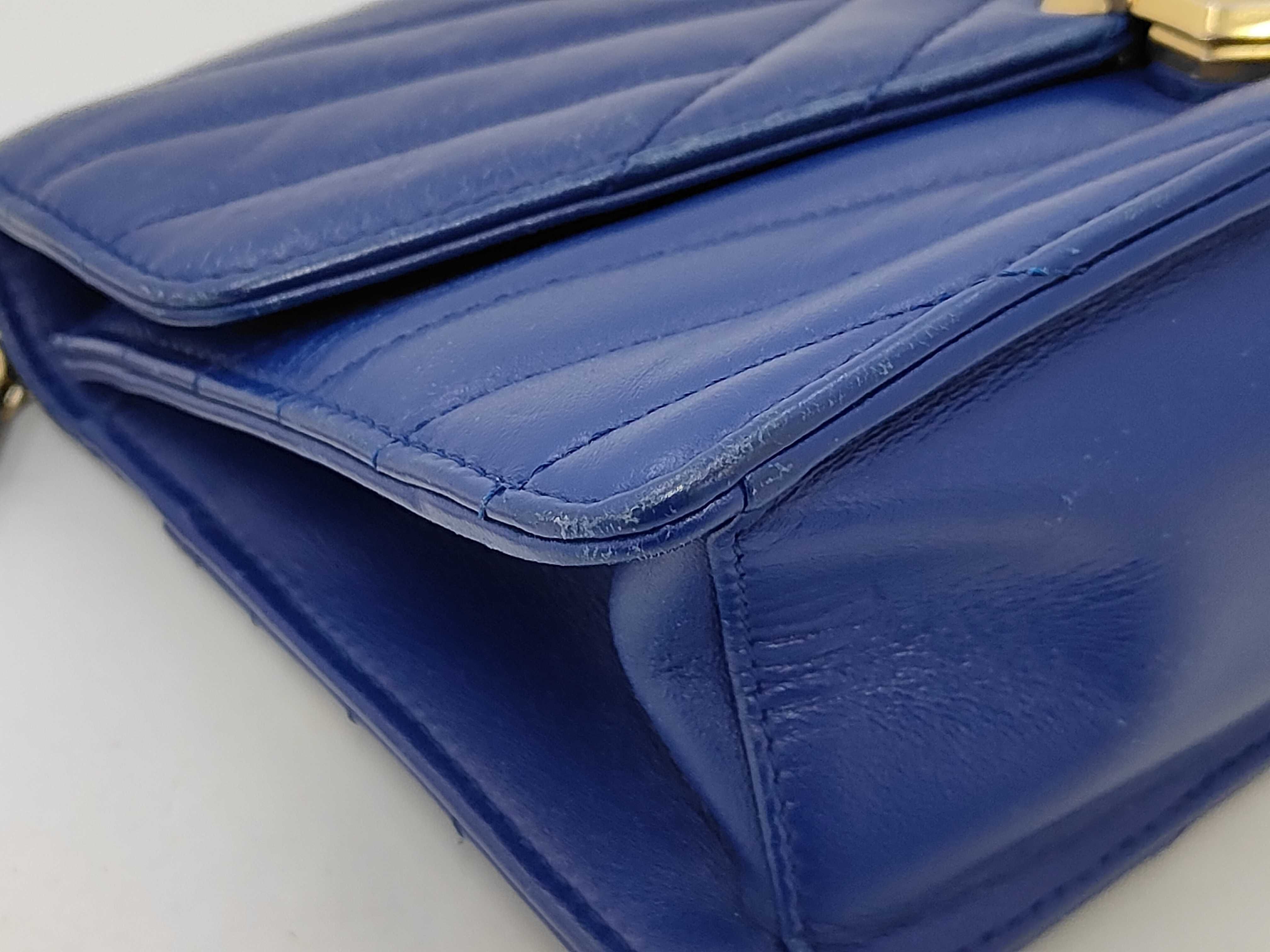 Gabrielle Bias Stitch Chain Shoulder Bag (with seal) — view 7