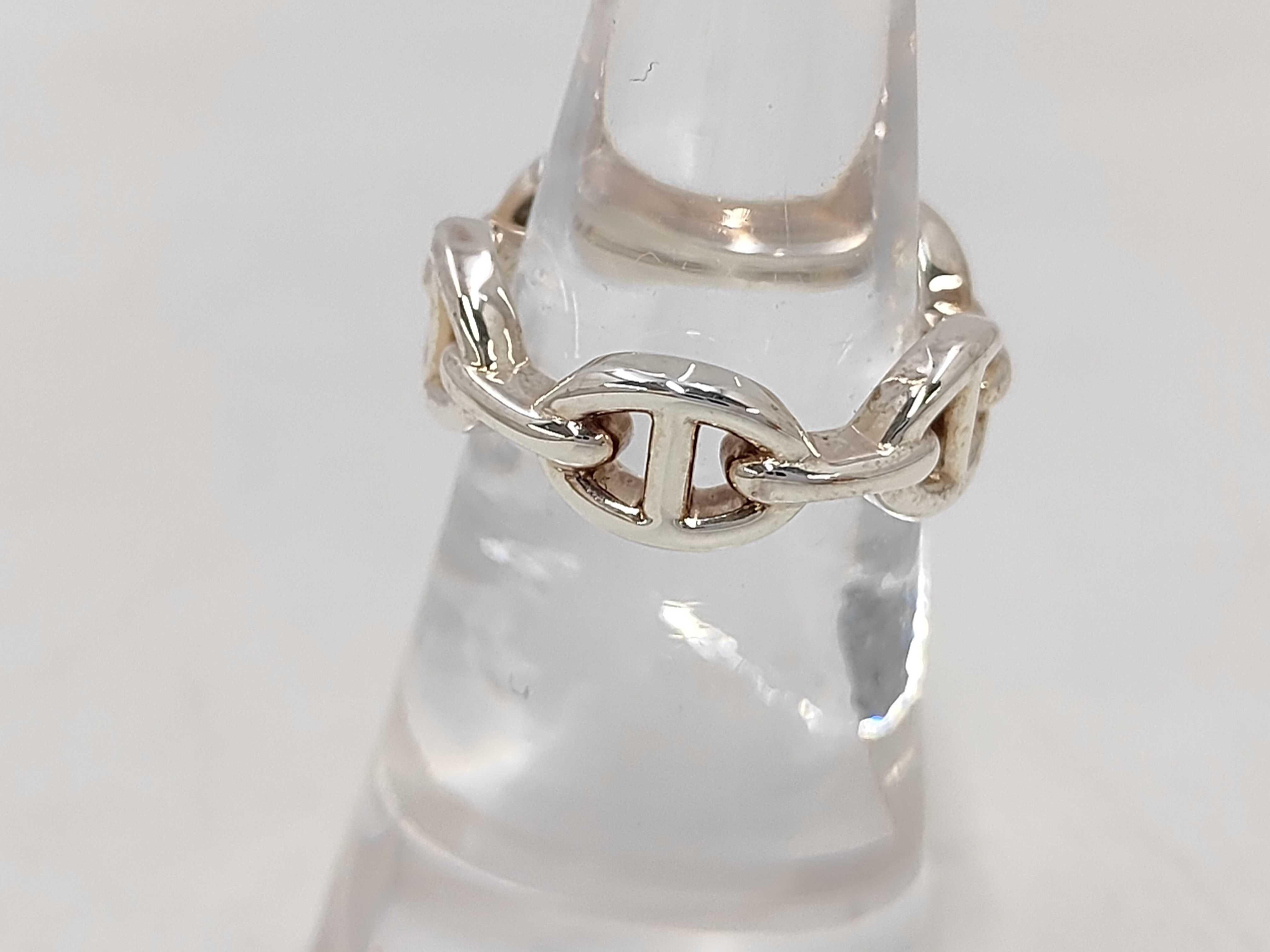 Chaine d'Ancre Enchainée Ring, Ag925, 5.6g, #51, 25AJ109346 Ring — view 2