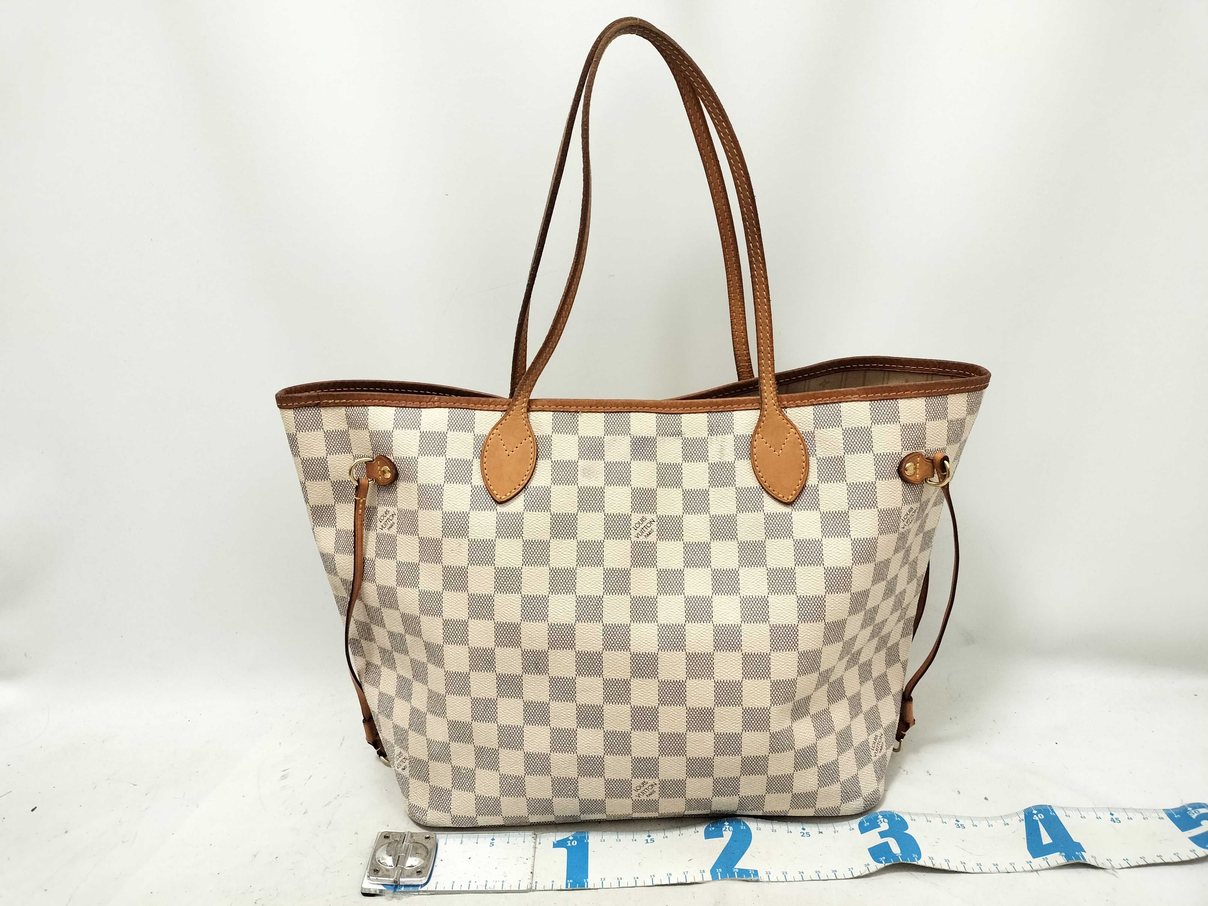 Damier Azur Neverfull MM Tote Bag N51107 SA2161 — view 2