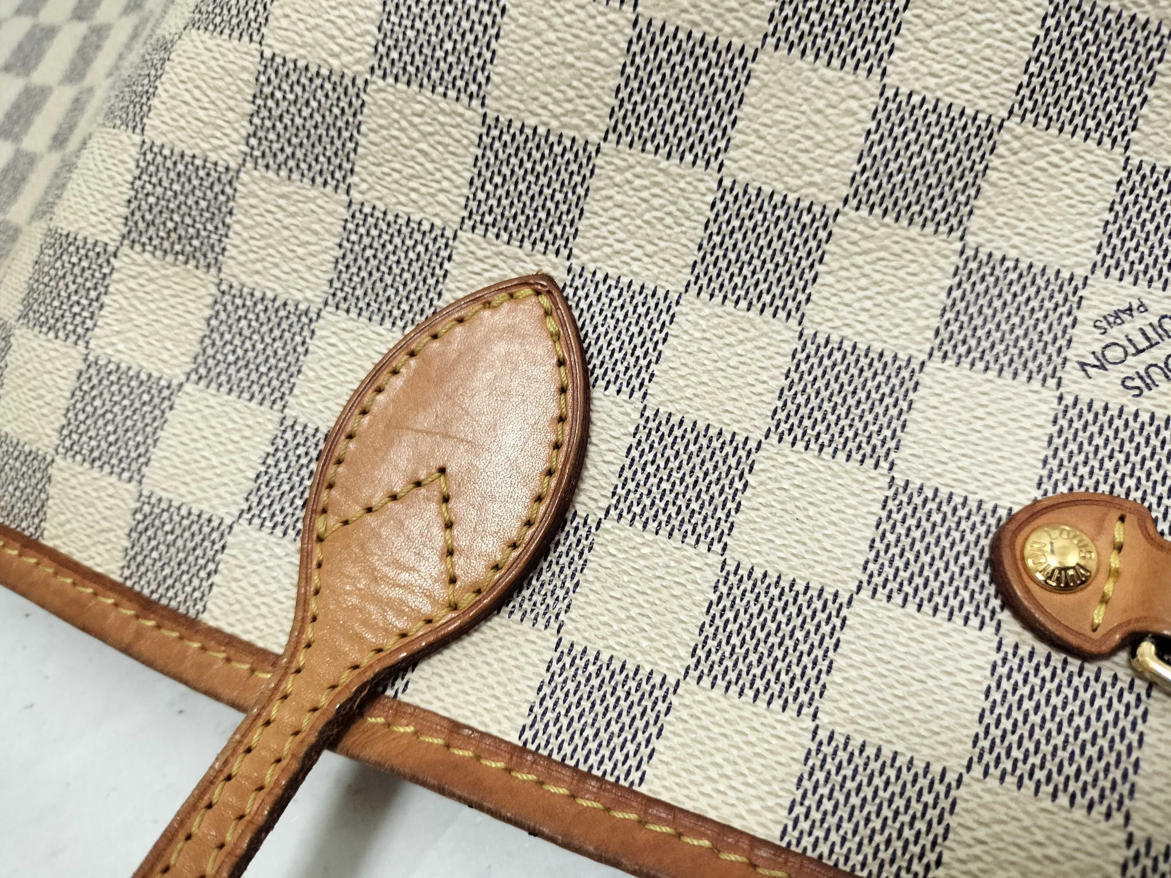 Damier Azur Neverfull MM Tote Bag N51107 SA2161 — view 15