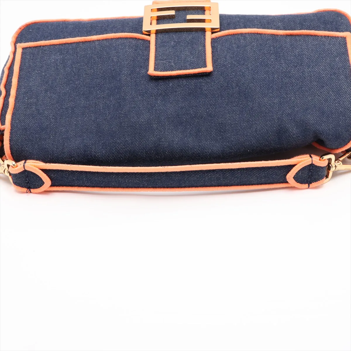Mamma Bucket 8BR771 Denim 2-Way Shoulder Bag, Blue — view 5