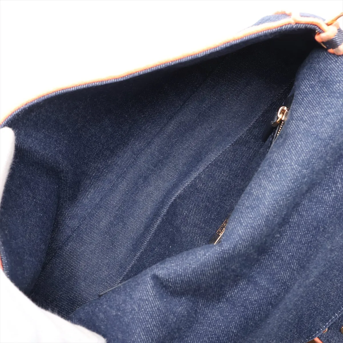 Mamma Bucket 8BR771 Denim 2-Way Shoulder Bag, Blue — view 8