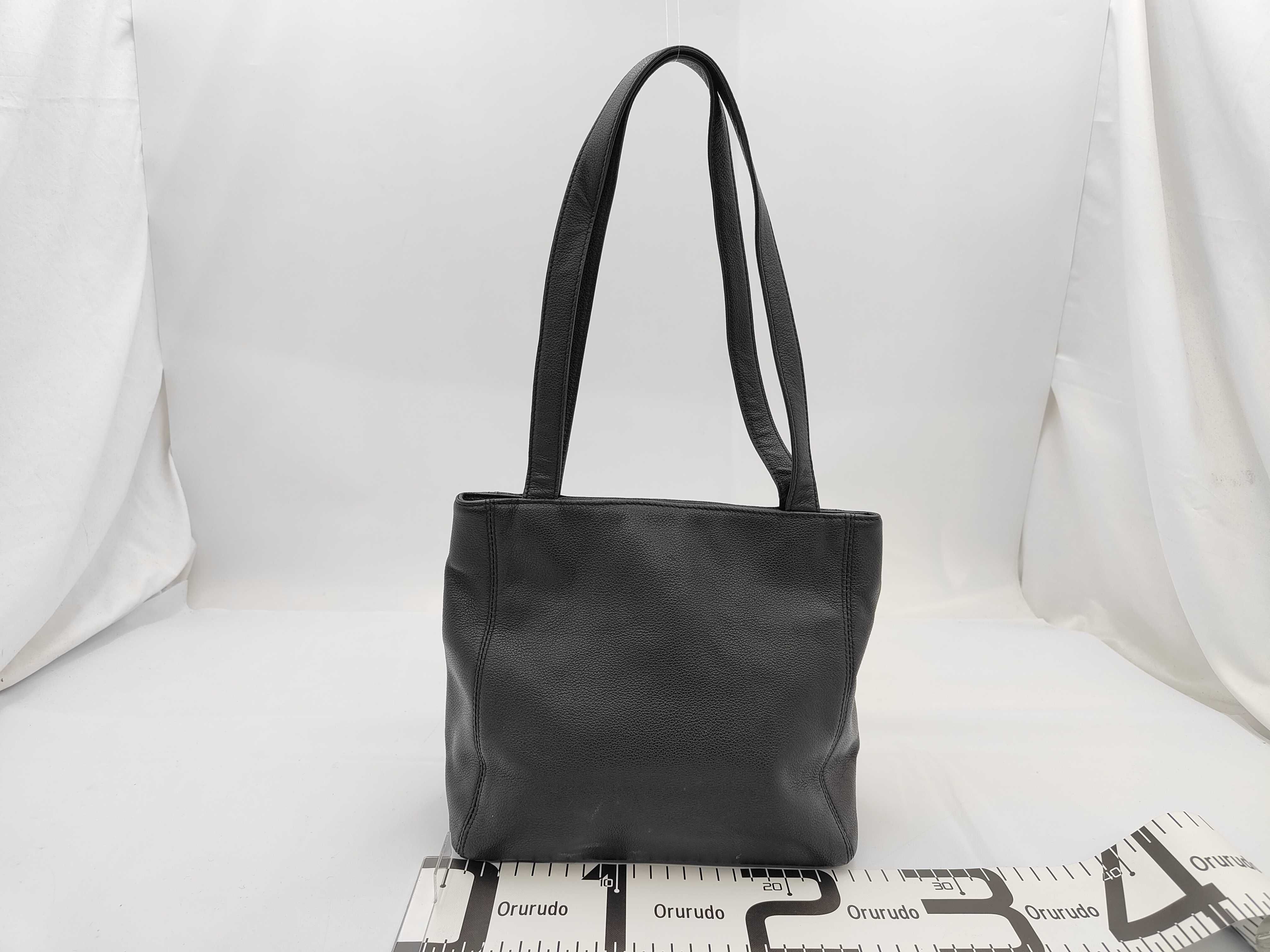 Coco Mark Caviar Skin Tote Bag with Silver Hardware 5418531 Tote Bag — view 2