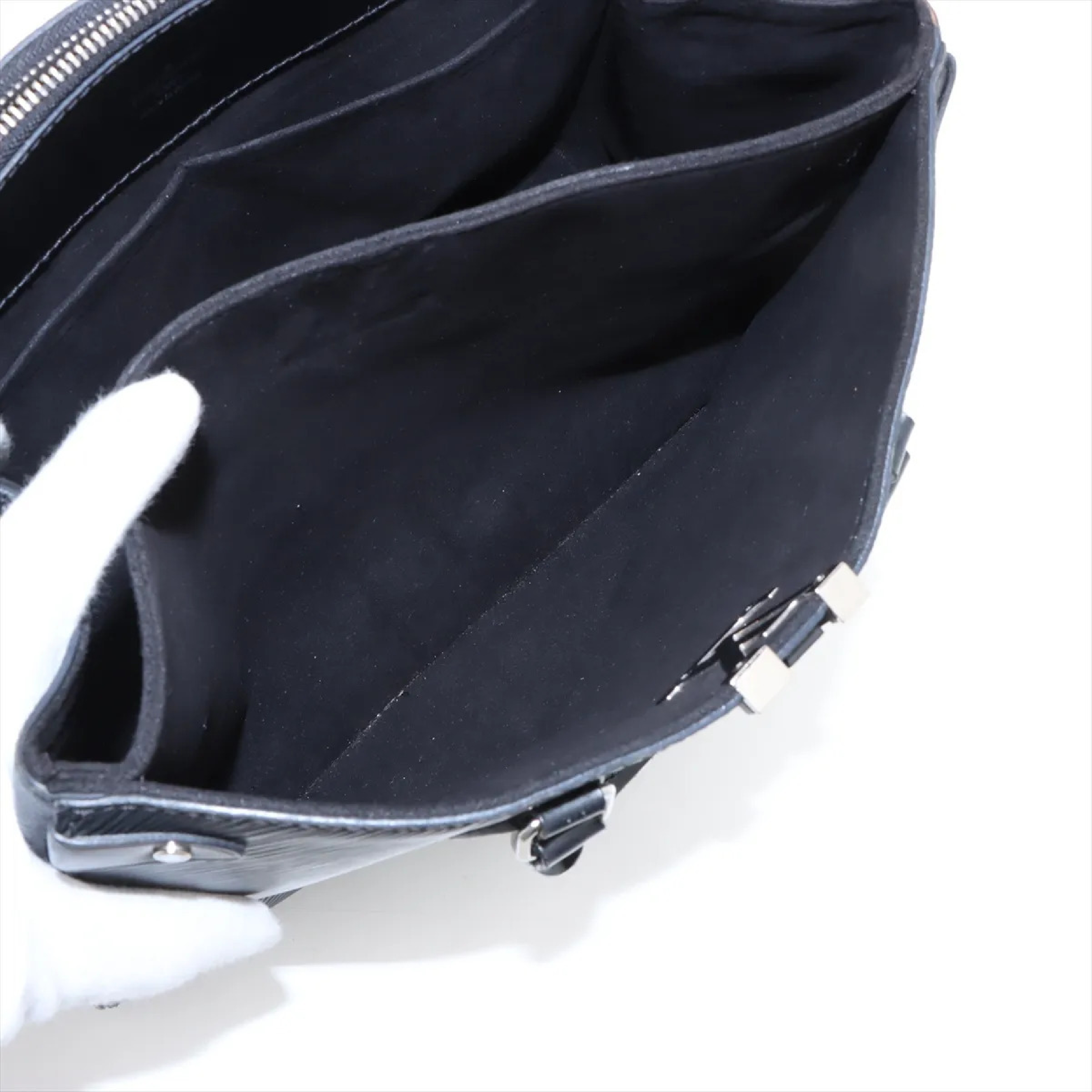 Epi Grenelle Tote MM M57685 Black (RFID detected) Handbag — view 8