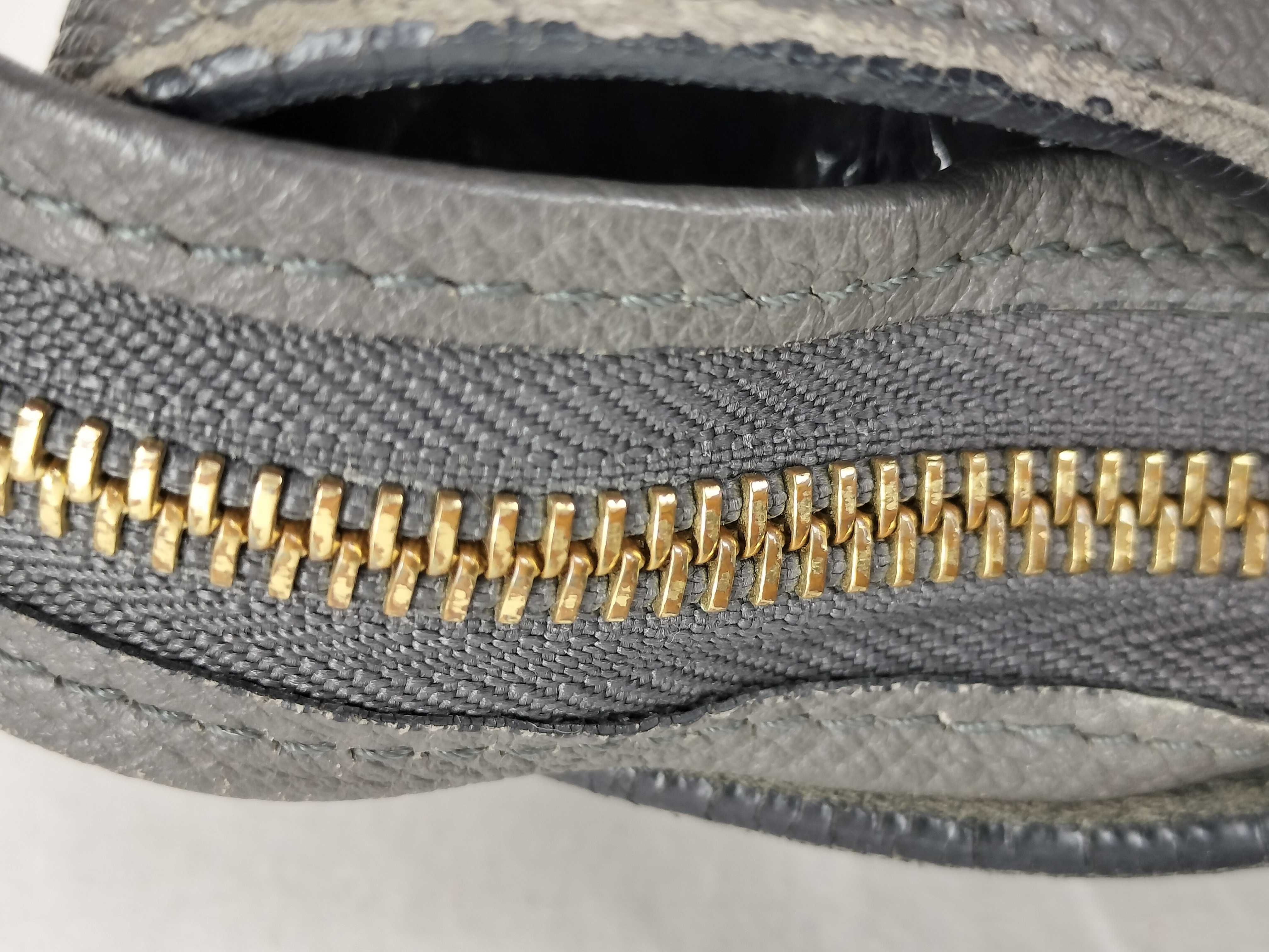 Grey Calfskin Belt Bag 2-Way Handbag — view 6