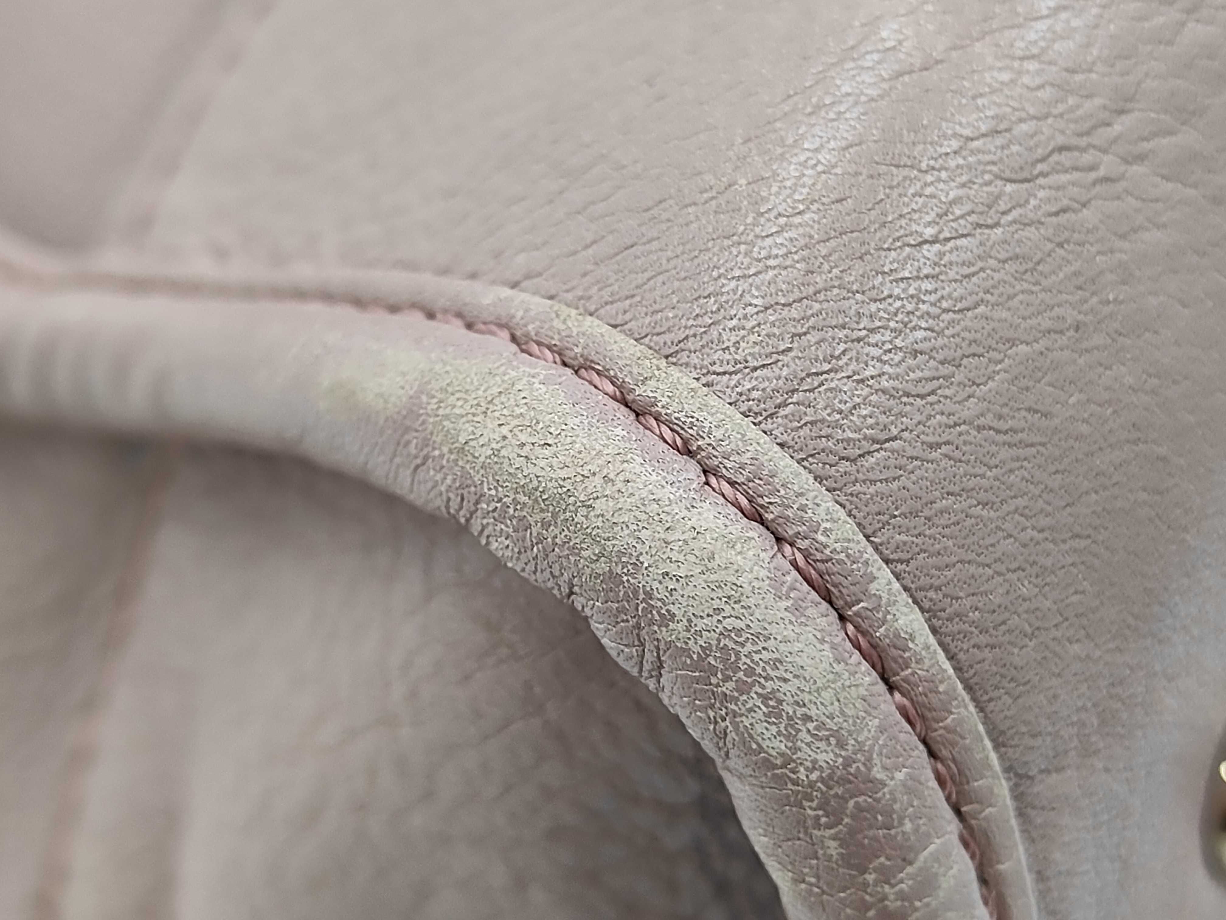 Amazona 28 Leather Tote Bag (Pink Beige) — view 4