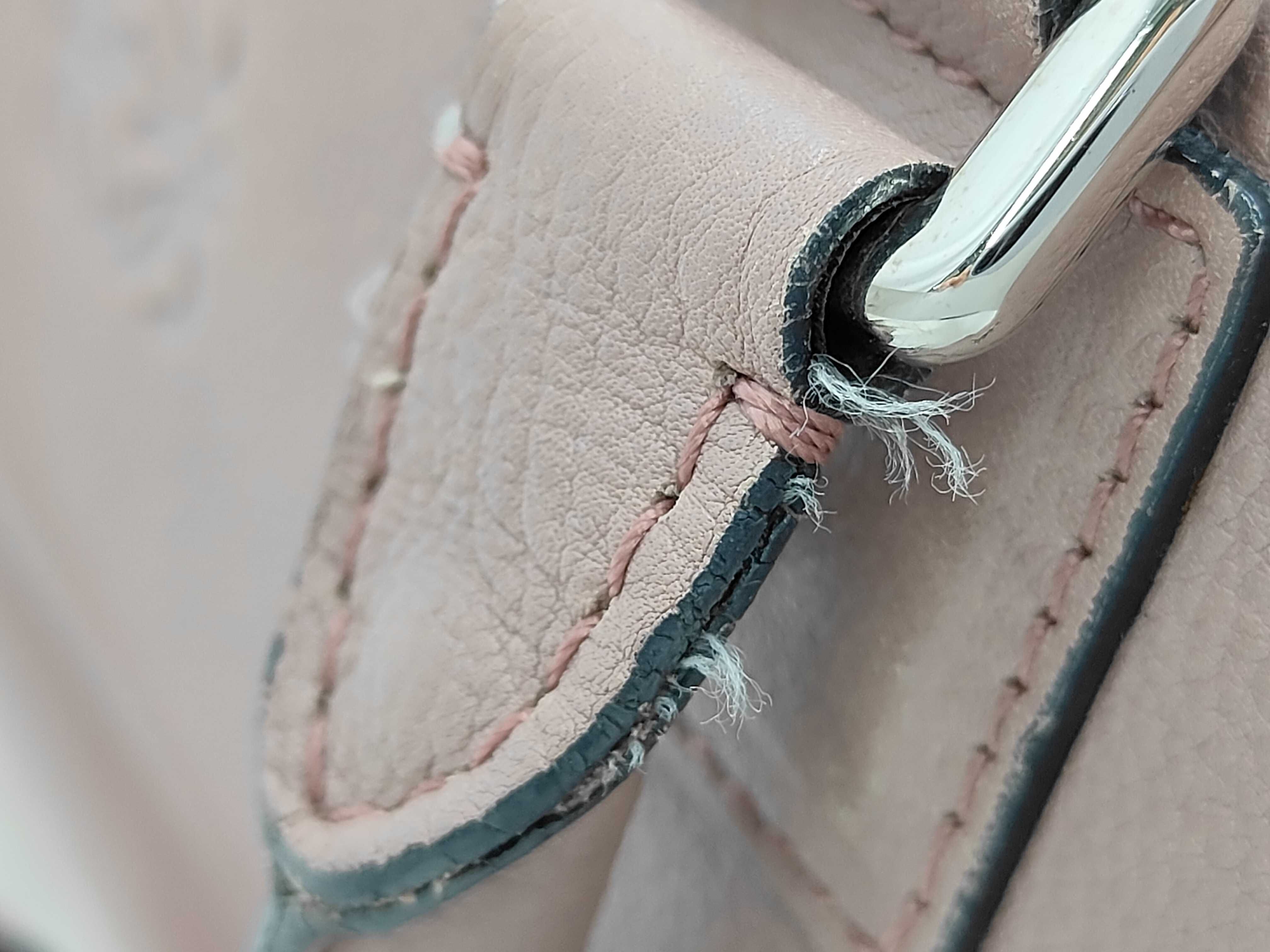 Amazona 28 Leather Tote Bag (Pink Beige) — view 8