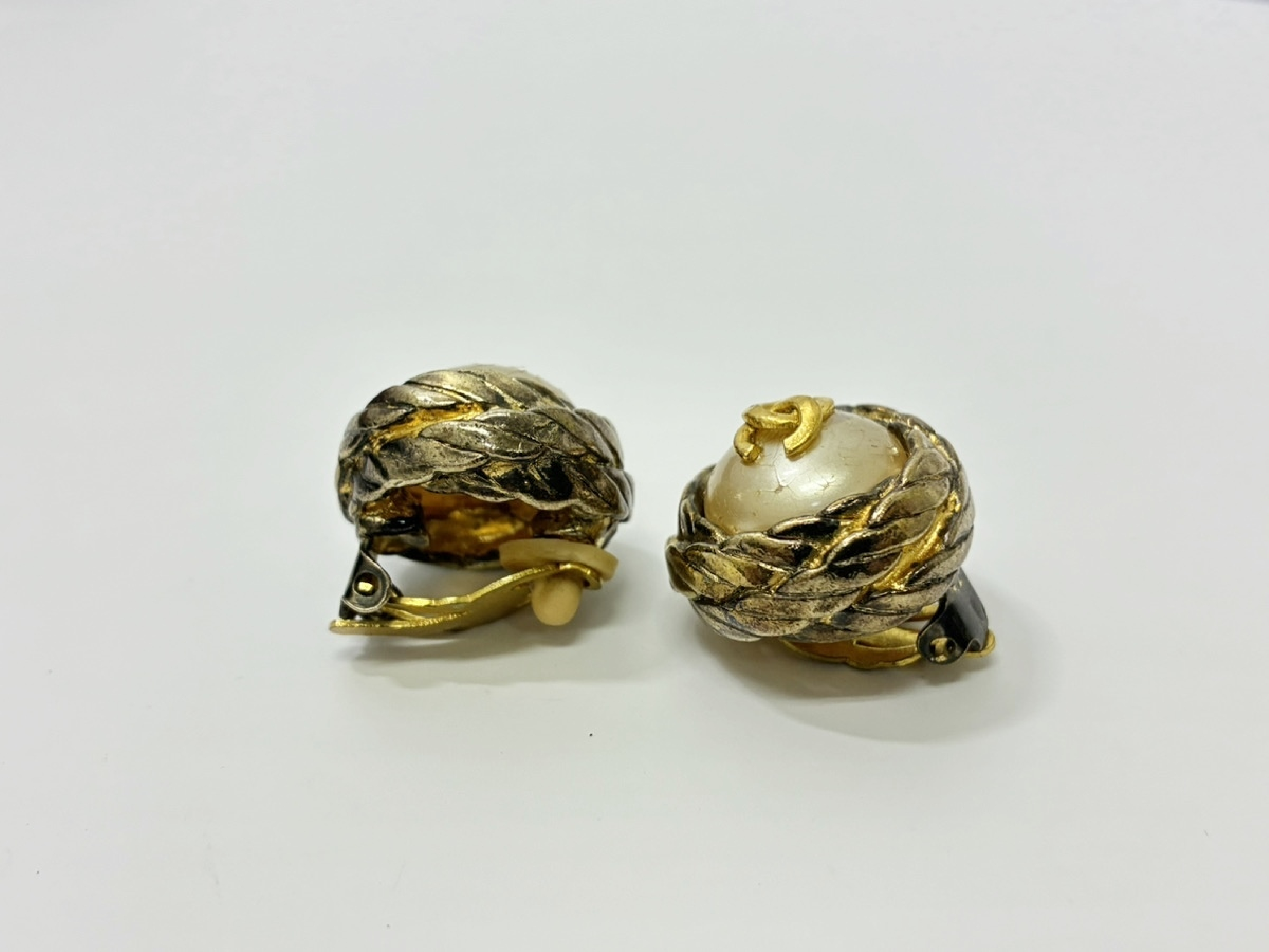 Coco Mark Pearl GP Earrings — view 2
