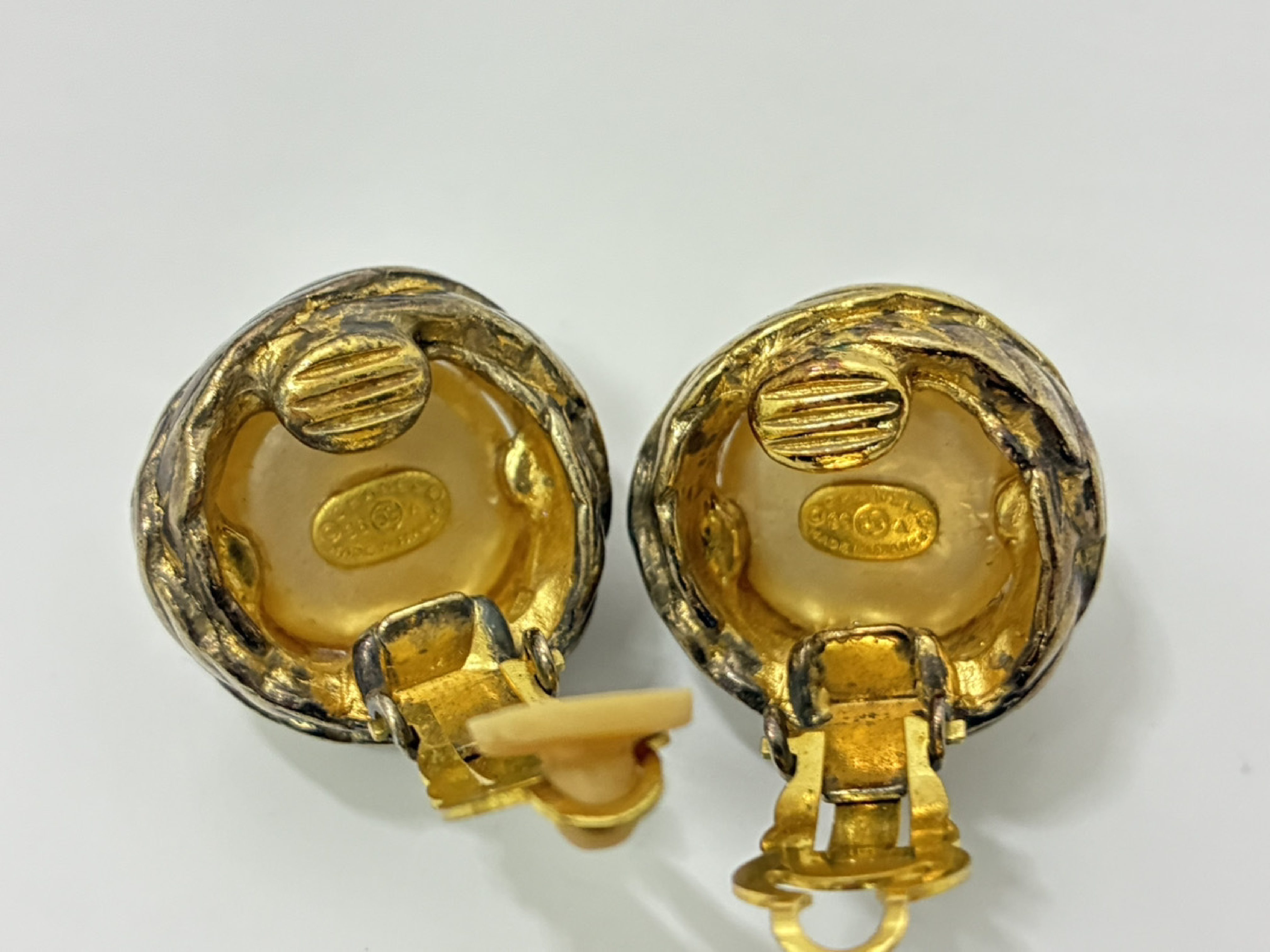 Coco Mark Pearl GP Earrings — view 6