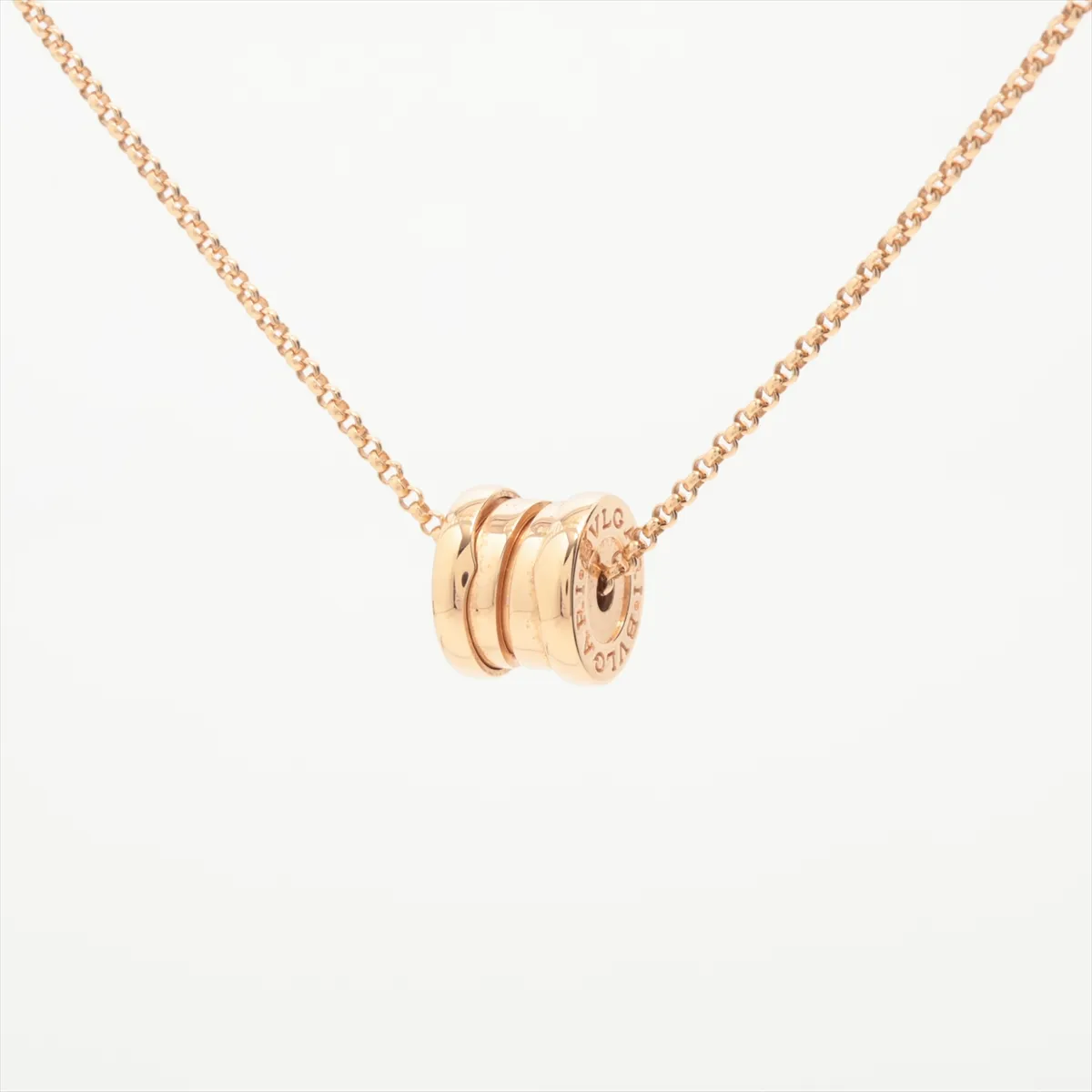 B.zero1 Necklace, 750 (PG), 7.1g, 9C4522 CL858837 357255, QR code scannable. — view 2