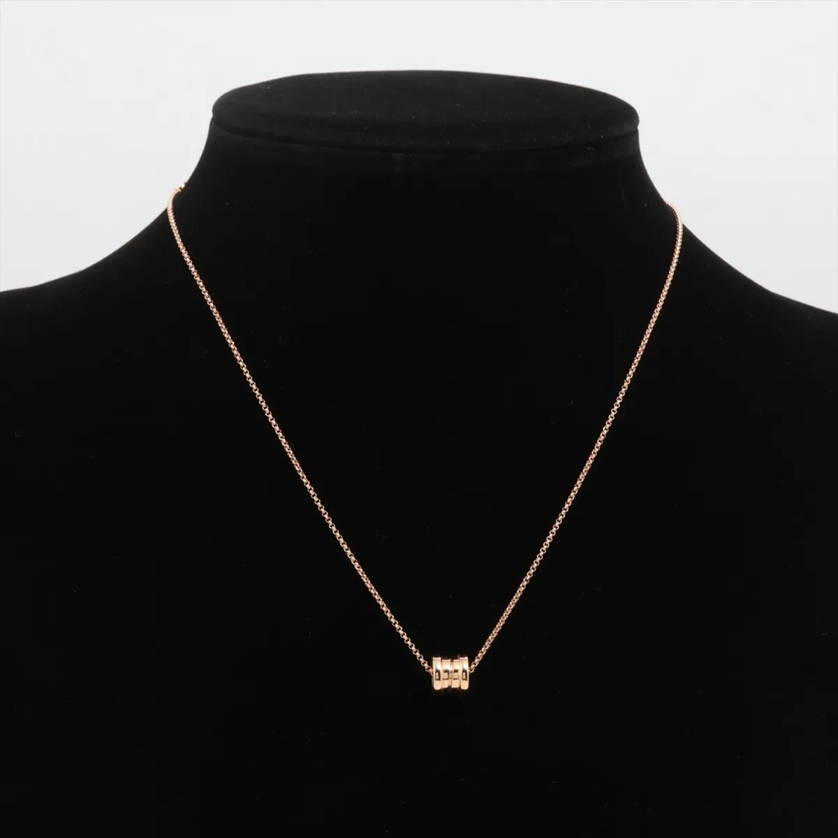B.zero1 Necklace, 750 (PG), 7.1g, 9C4522 CL858837 357255, QR code scannable. — view 5